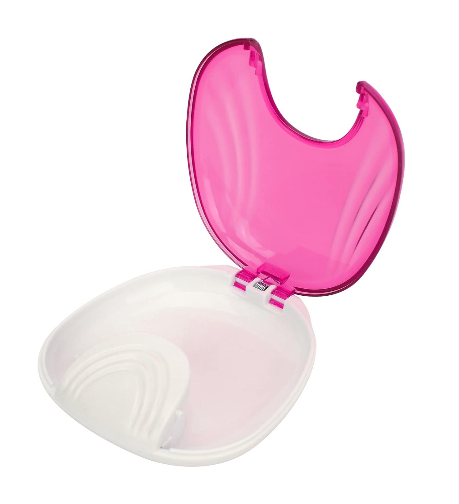 Retainer Box - Orthodontic Retainer Case with Ventilation Holes | Portable Storage for Oral Care - Violet - Buy Online on SooperMarket.com