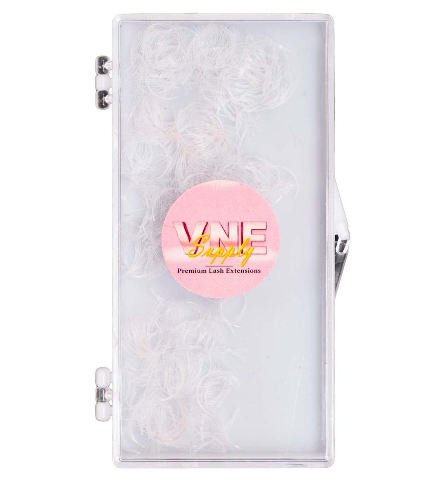 VNE 500 Colorful Premade Volume Fans | Mega Volume Lash Extensions | 15mm D Curl White 6D | Single Color Box - Buy Online on SooperMarket.com