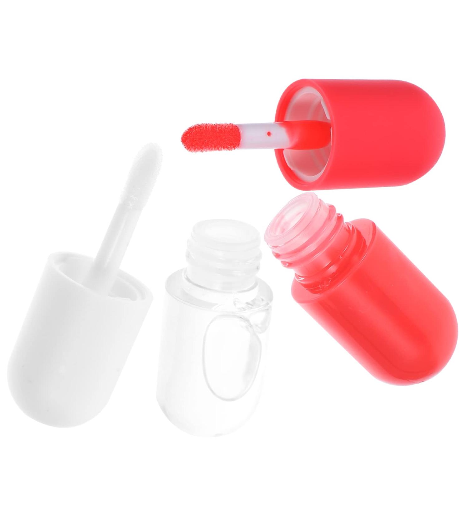 Beatifufu 2pcs Lip Plumper Gloss Duo - Moisturizing & Plumping Lip Care Set, Rosy Transparent - 5.3x1.8x1.8cm - Buy Online on SooperMarket.com