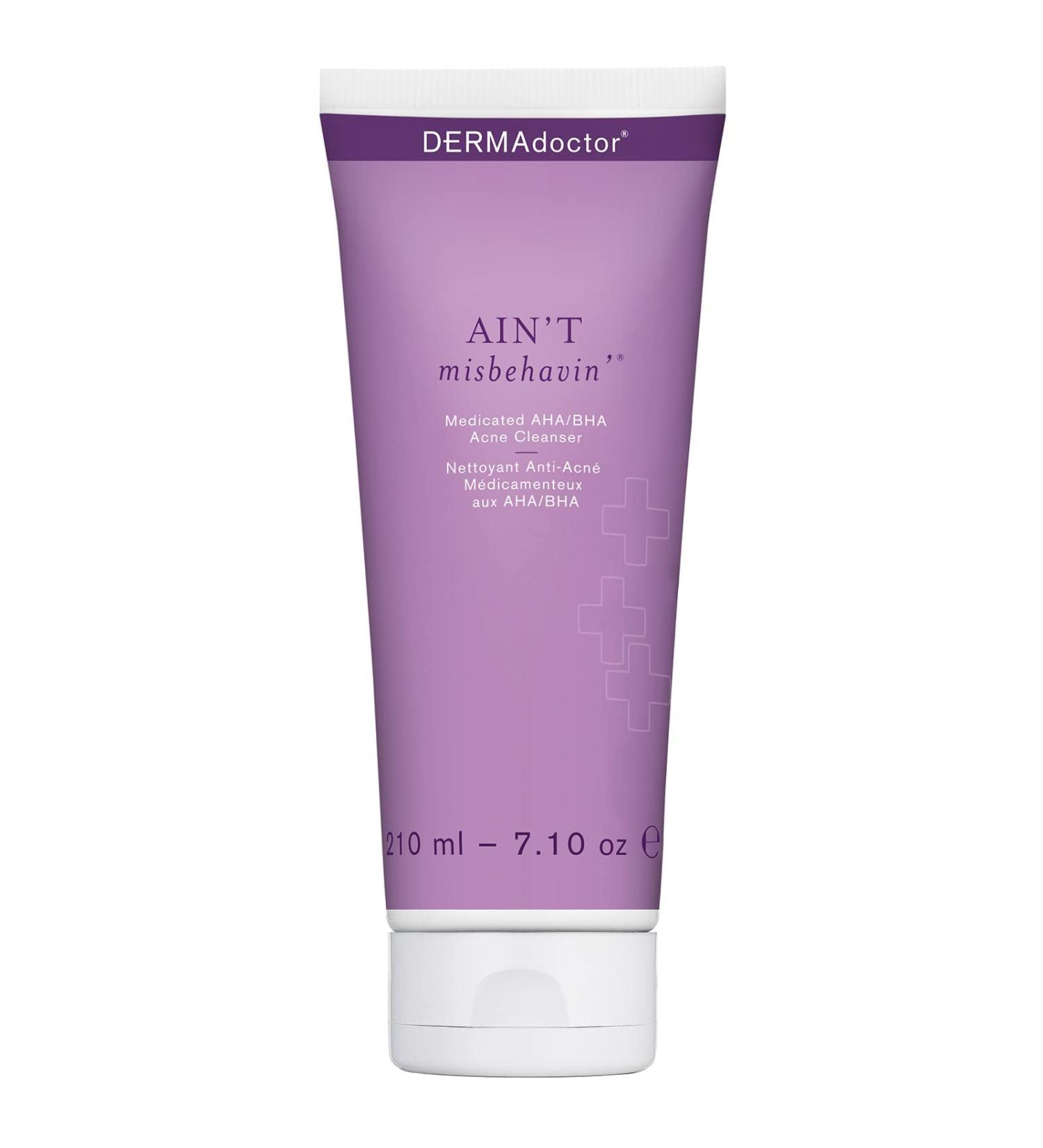 DERMAdoctor Ain't Misbehavin' Acne Cleanser 7.10 oz - Gentle and Effective Acne Treatment - Buy Online on SooperMarket.com