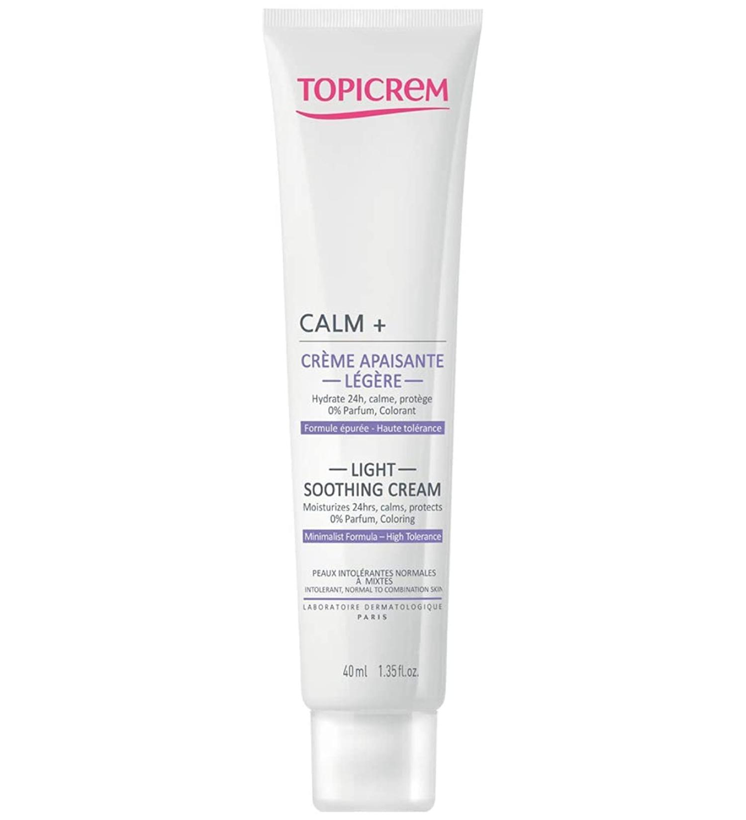 Buy Topicrem CALM+ Light Soothing Cream 40ml - Soothes Sensitive Skin | International Shipping Available - Buy Online on SooperMarket.com