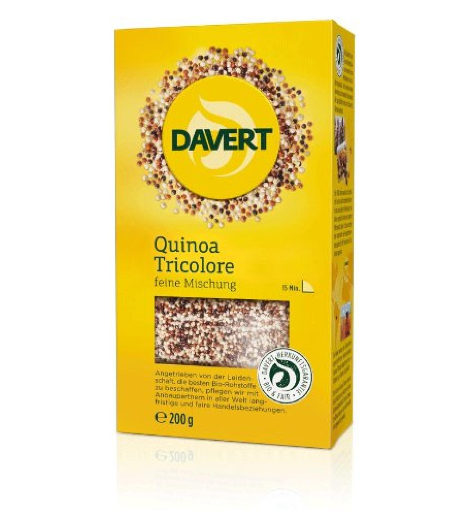 Buy Organic Davert Quinoa Tricolore (200g) - International Shipping Available - Buy Online on SooperMarket.com