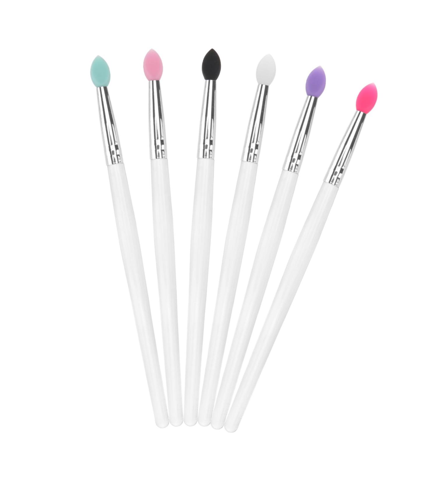 MUSISALY 6pcs Eye Shadow Brush Makeup Tools Sponge Eyeshadow Applicator Dual Sided Eyeshadow Brush - Buy Online on SooperMarket.com