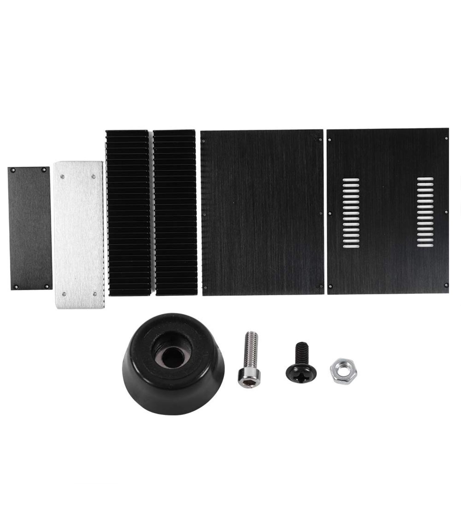Amplifier Enclosure WA92 Black Aluminum Alloy Amplifier Case Enclosure Chassis Box for TV Video Audio Parts - Buy Online on SooperMarket.com