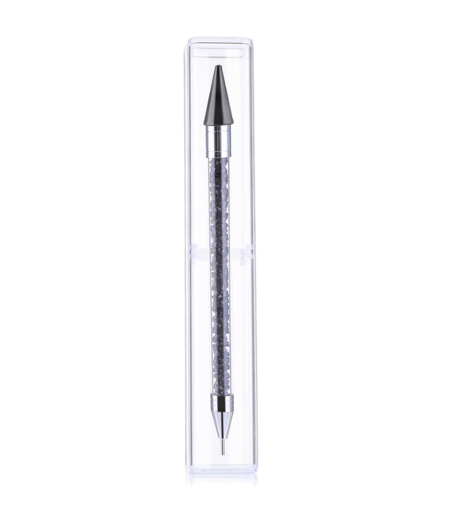 Strass Picker Tool & Dotting Tool - Double-Sided Rhinestone Applicator with Wax Head for Manicure - International Shipping - Buy Online on SooperMarket.com