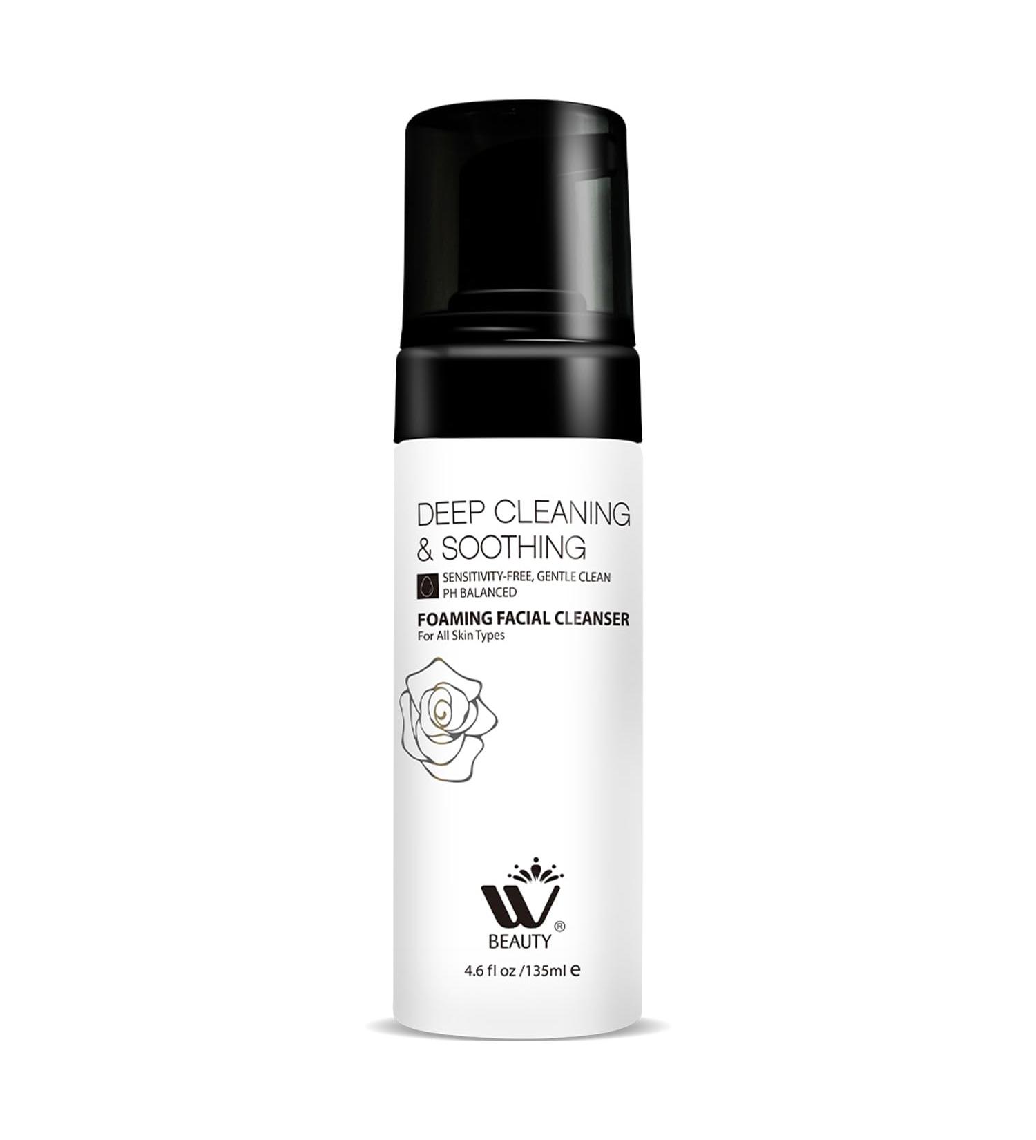 WBM Foaming Facial Cleanser | Makeup Remover & Daily Face Wash for All Skin Types - 4.2 oz - International Shipping Available - Buy Online on SooperMarket.com
