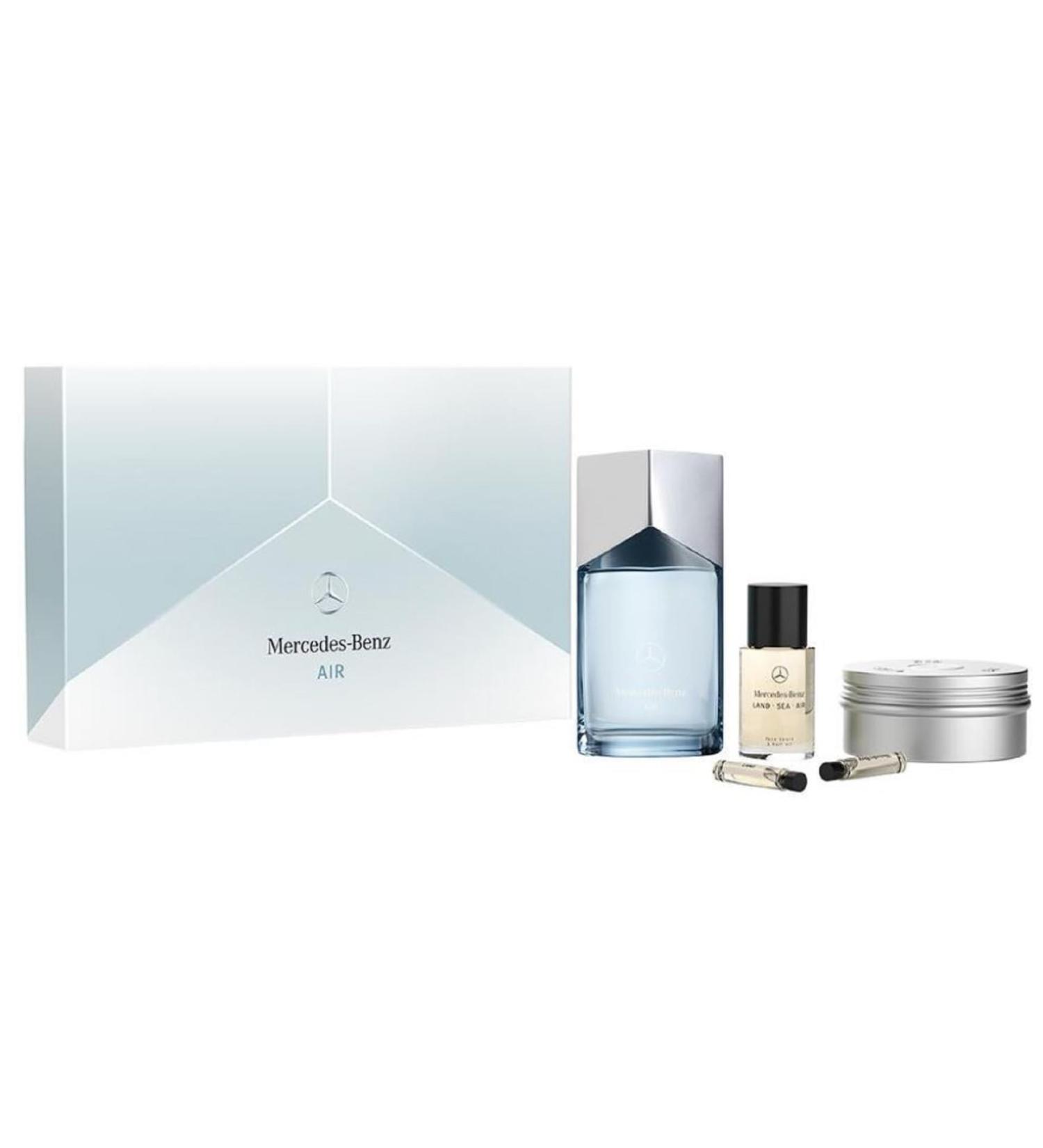 Mercedes-Benz Air LSA Giftset - Men's Cologne Set - Cologne for Men - Hair Oil Shower Gel Body Wash Perfumes for Men - Personal Care Products - 5 Pc - Buy Online on SooperMarket.com