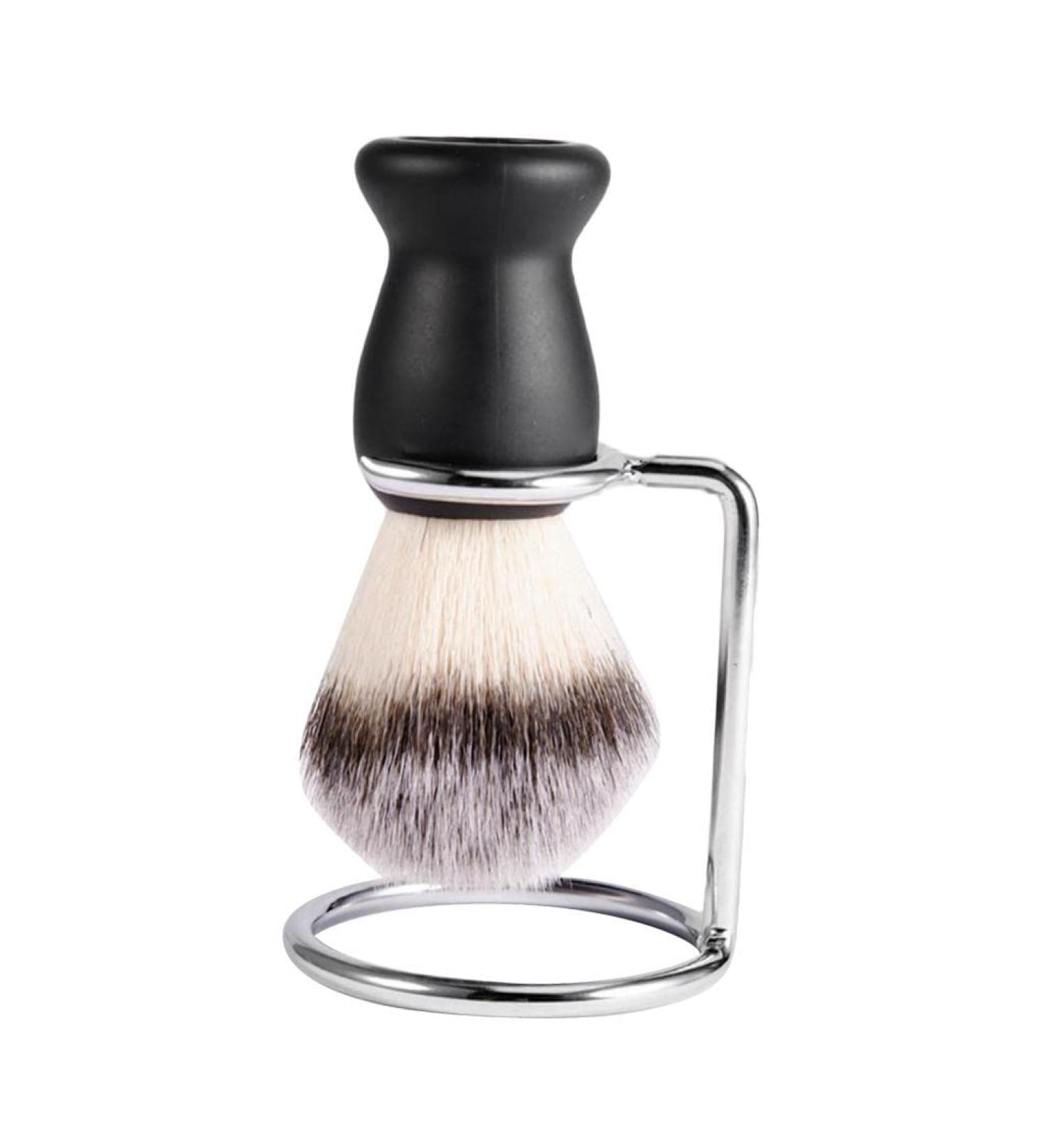Predolo High-Quality Shaving Brush - Elegant Wooden Handle for the Perfect Shave | International Shipping Available - Buy Online on SooperMarket.com