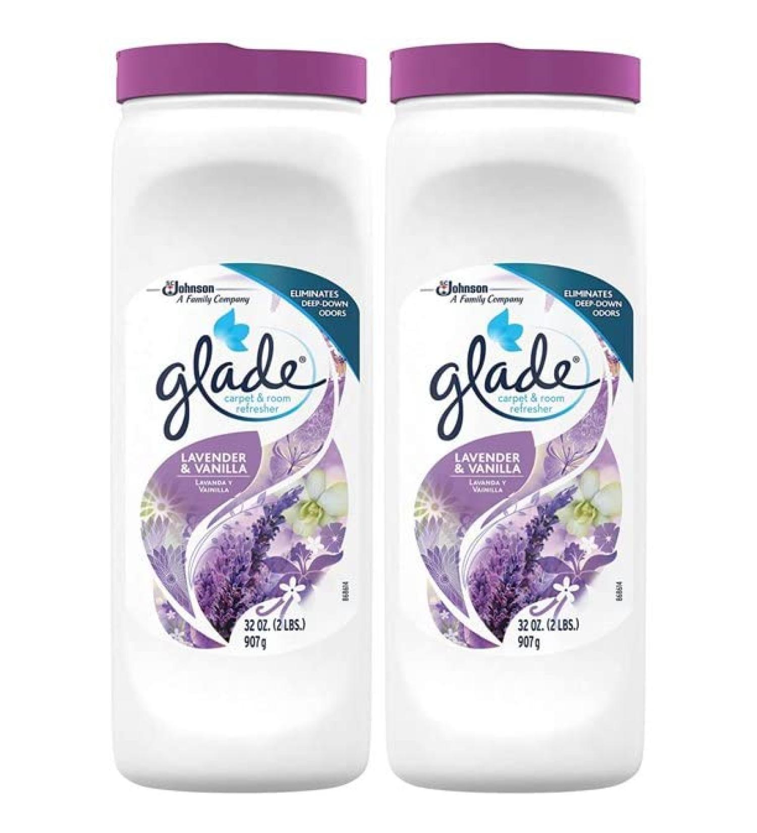 Glade Lavender & Vanilla Carpet Deodorizer 32 oz - 2 Pack - Buy Online on SooperMarket.com