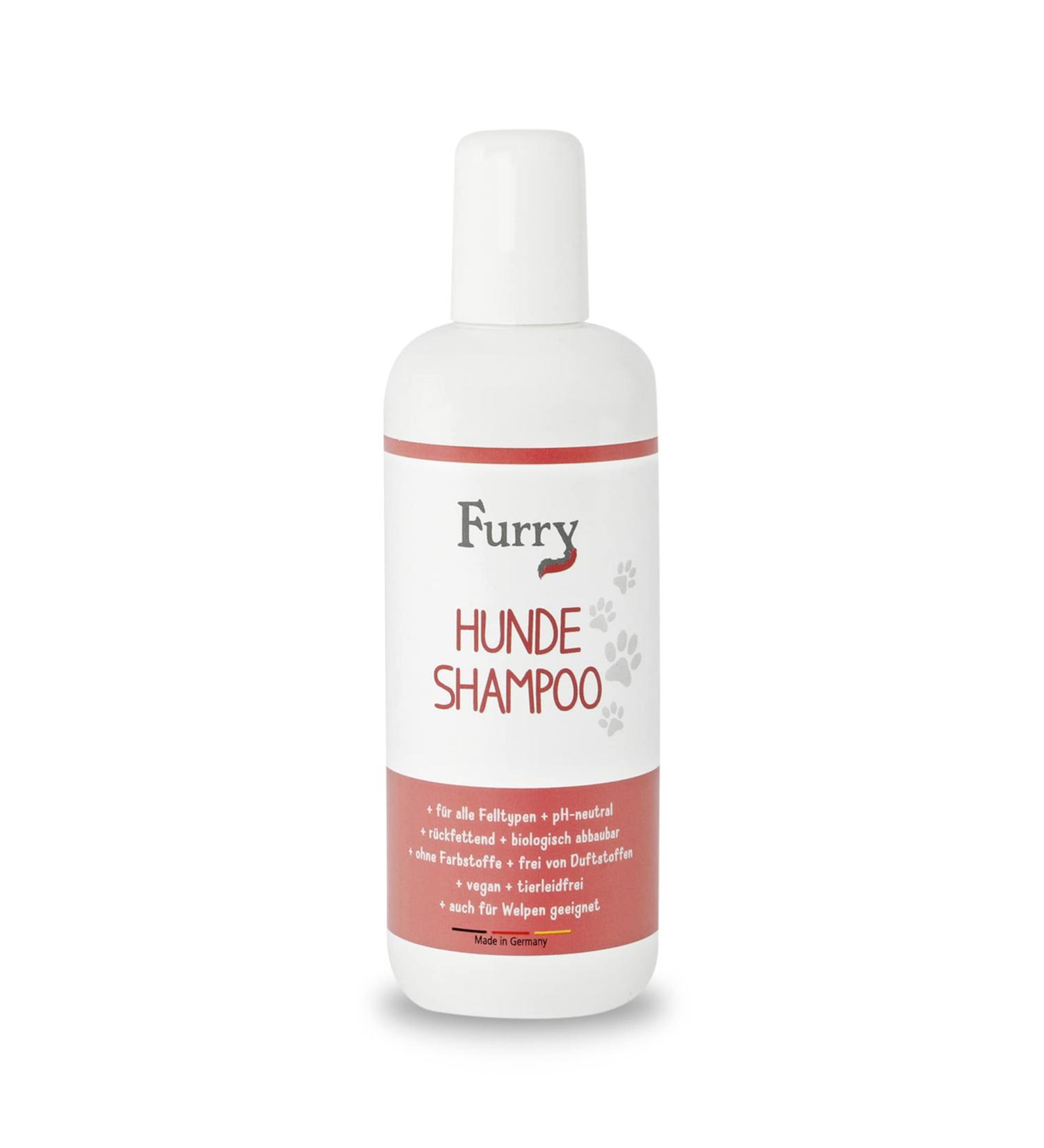Furry Sensitive Dog Shampoo Perfume-Free Vegan All Fur Types Puppies & Dogs Made in Germany 250ml - Buy Online on SooperMarket.com