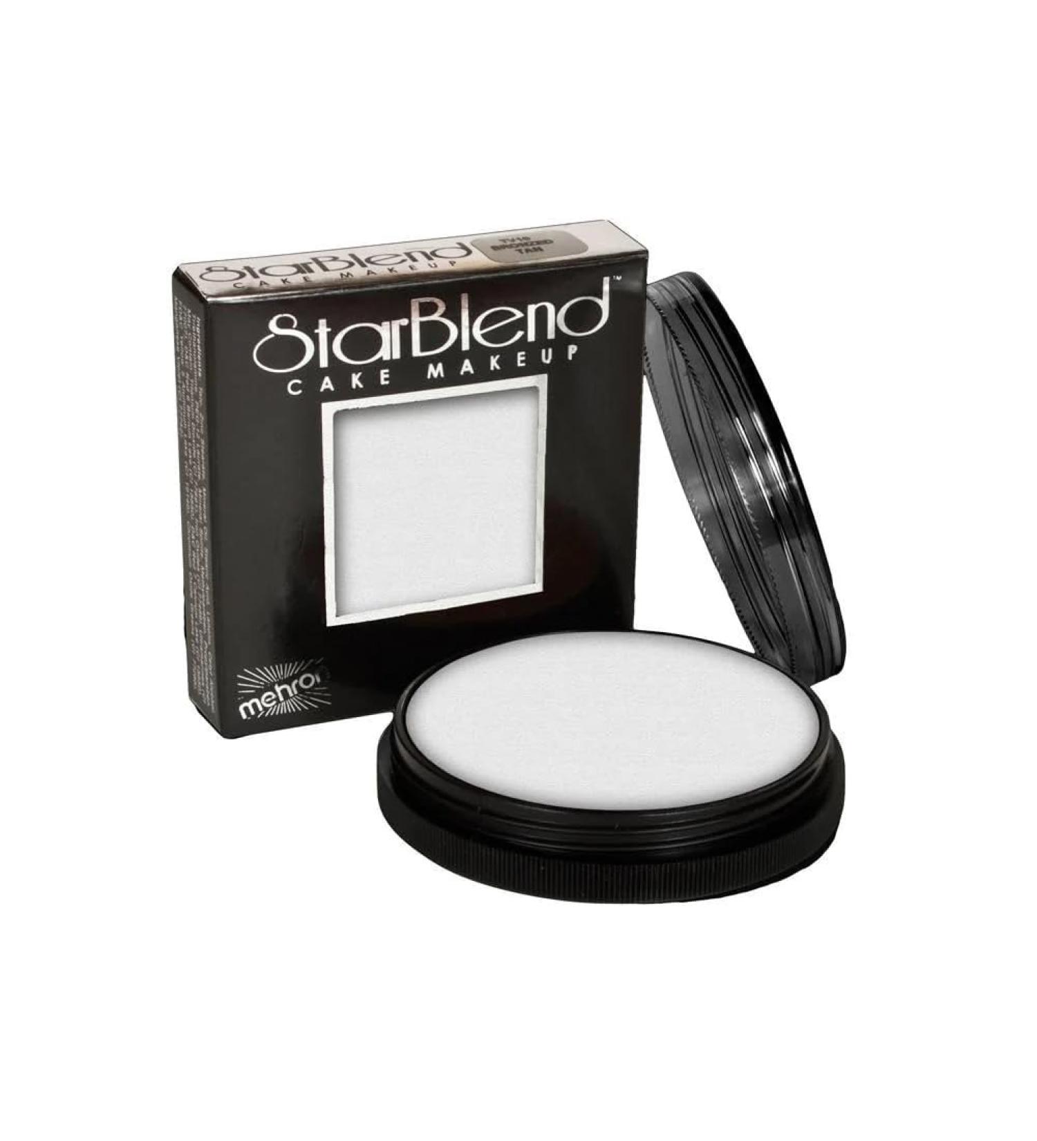 Buy Mehron Makeup StarBlend Cake (2 oz) in White - Ideal for Face & Body Art | International Shipping - Buy Online on SooperMarket.com