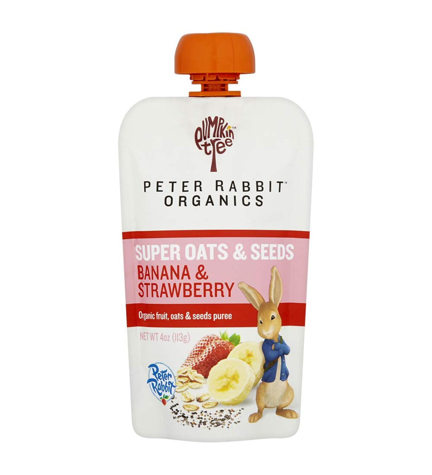 Pumpkin Tree Organics Super Oats & Seeds  Banana & Strawberry 40 Ounce (Pack of 10) - Buy Online on SooperMarket.com