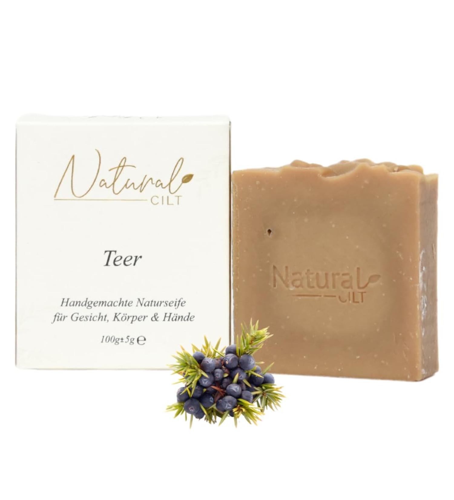 Natural Cilt Juniper Tea Soap - 100% Natural Handmade Shower Gel - Eco-Friendly Certified No Harsh Ingredients - Suitable for All Skin Types - Buy Online on SooperMarket.com
