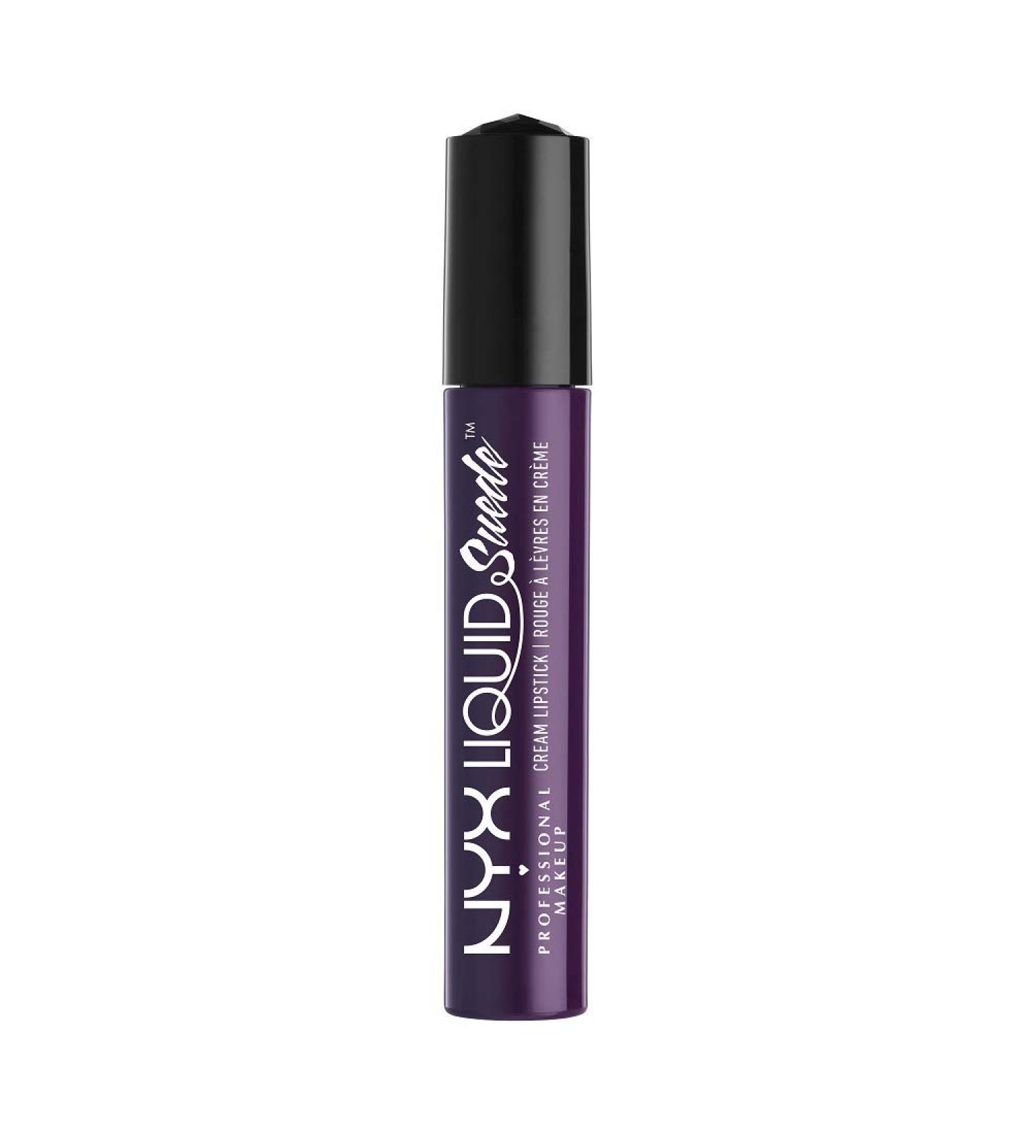 NYX Liquid Suede Cream Lipstick in Subversive Socialite - Wine Purple - Buy Online on SooperMarket.com