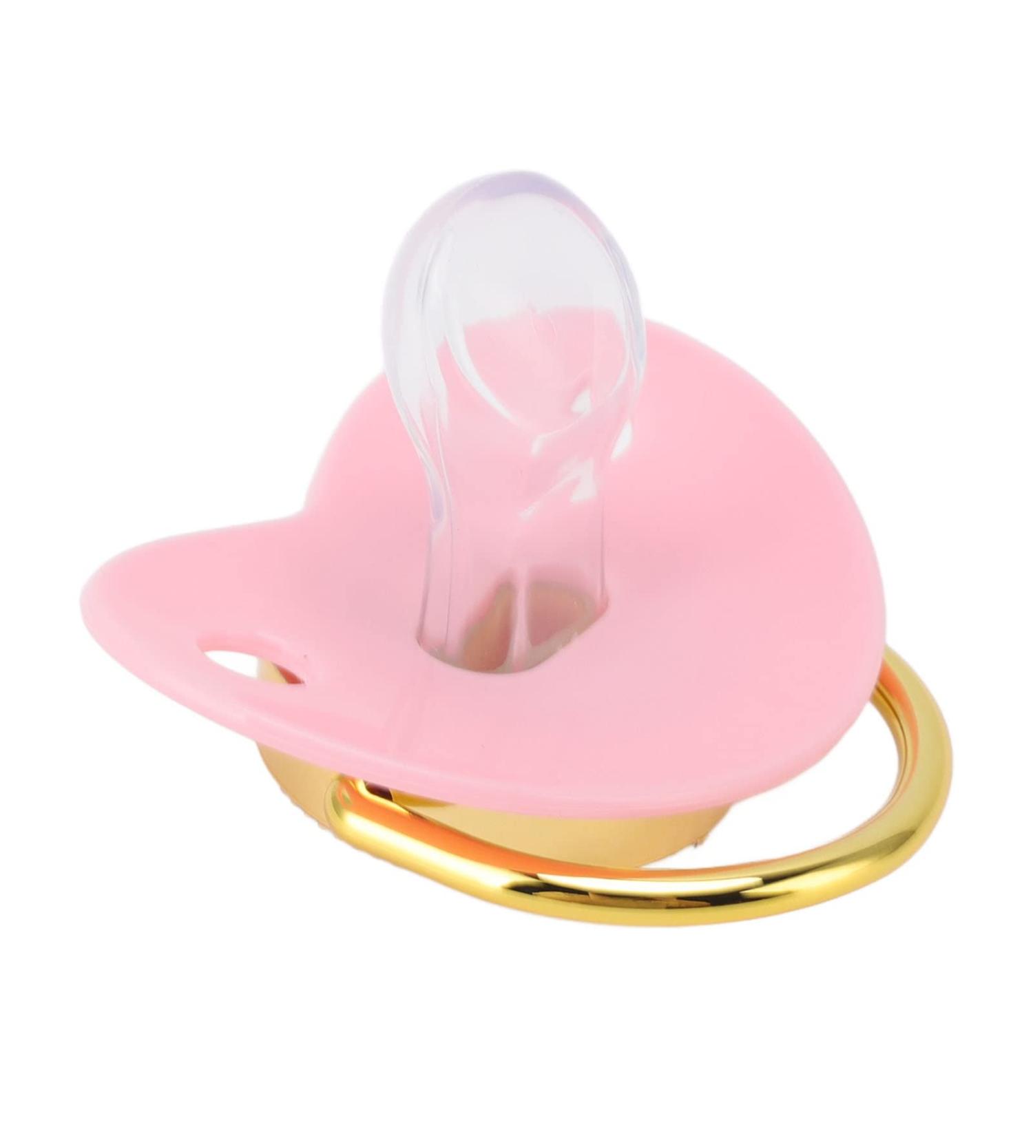 Buy Ergonomic Ultralight Silicone Baby Pacifier - Soft & Safe for Playtime (Pink) | International Shipping - Buy Online on SooperMarket.com