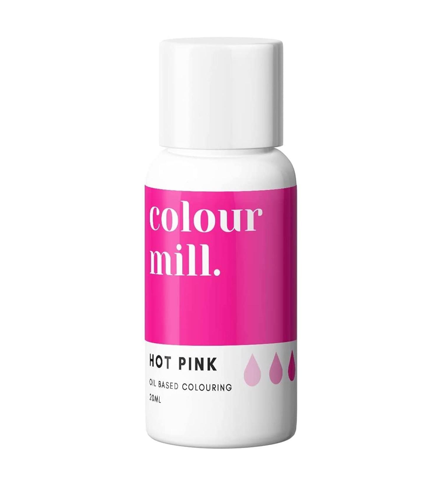 Colour Mill Oil Based Next Genertion Edible Food Paint Colouring for Buttercream Fondant Sugarpaste Icing and Chocolate - Hot Pink 20ml