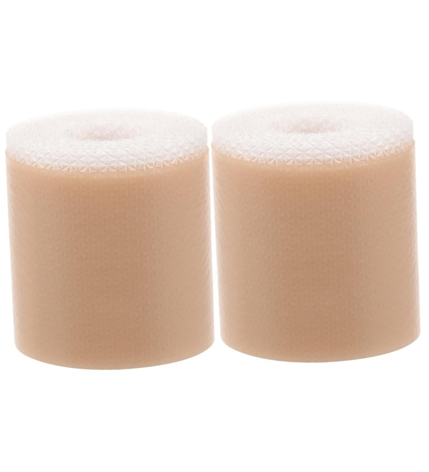 Silicone Scar Tape - 2 Rolls Adhesive Removal Sheets 33x5.5cm - Household Wound Dressing Patch - Buy Online on SooperMarket.com