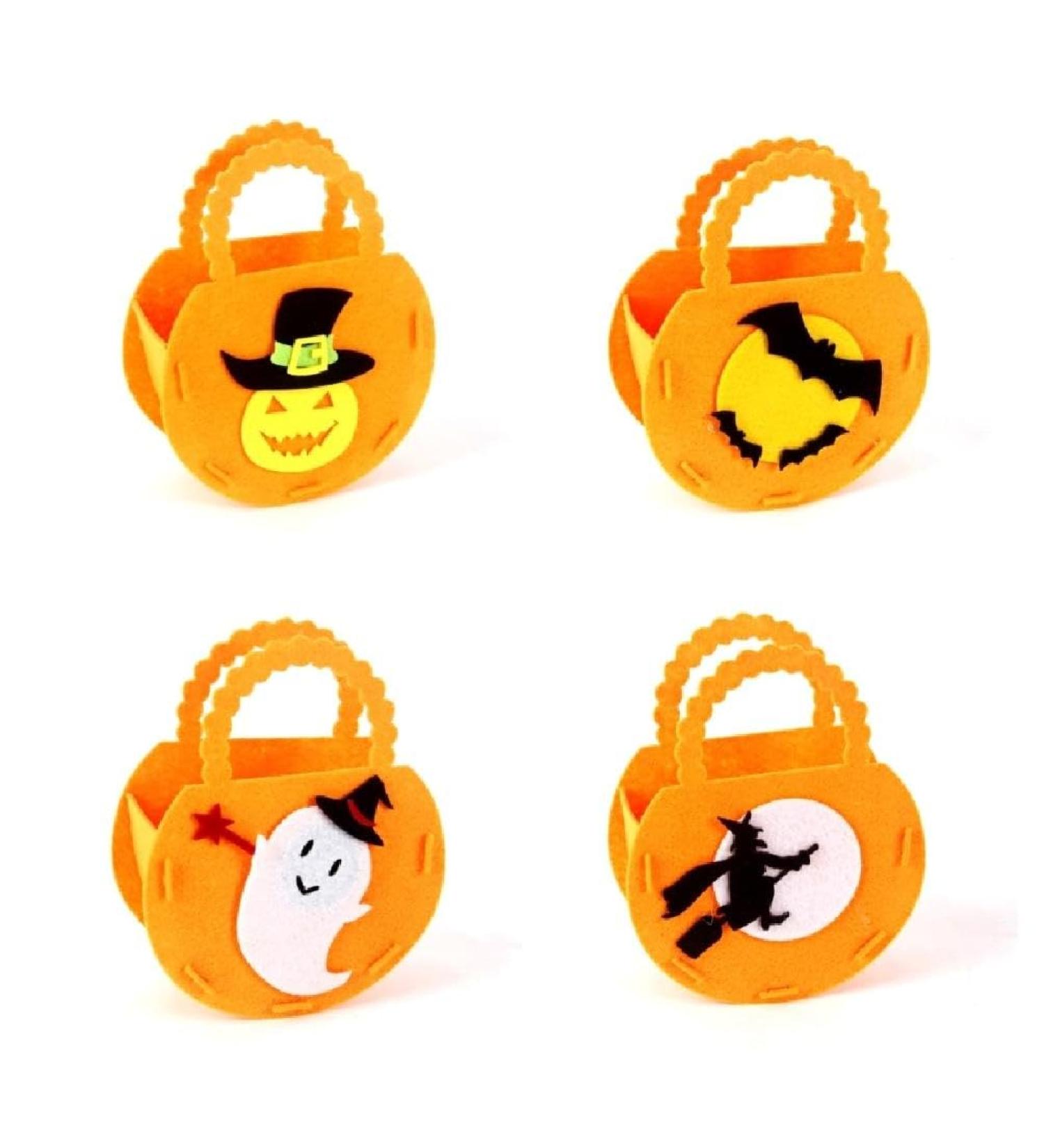 oueyfer Pack of 4 Portable Treat Baskets with Handles Portable for Biscuits Snacks Snacks Treats Treats Carry Bags Treat Baskets for Women and Adults Sweets - Buy Online on SooperMarket.com