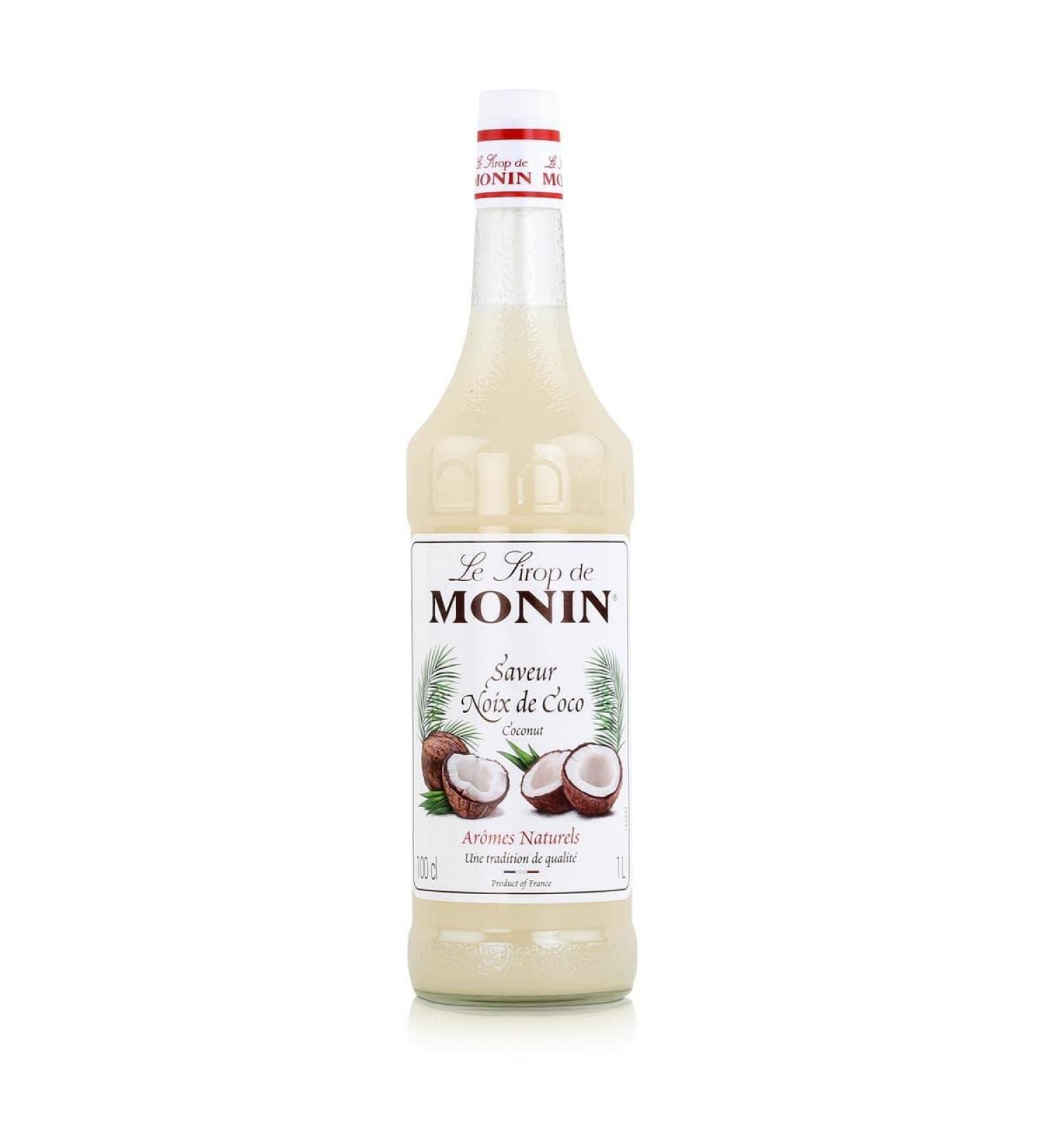 Buy Monin Coconut Syrup 1L - Authentic Flavor for Drinks | Fast International Shipping - Buy Online on SooperMarket.com