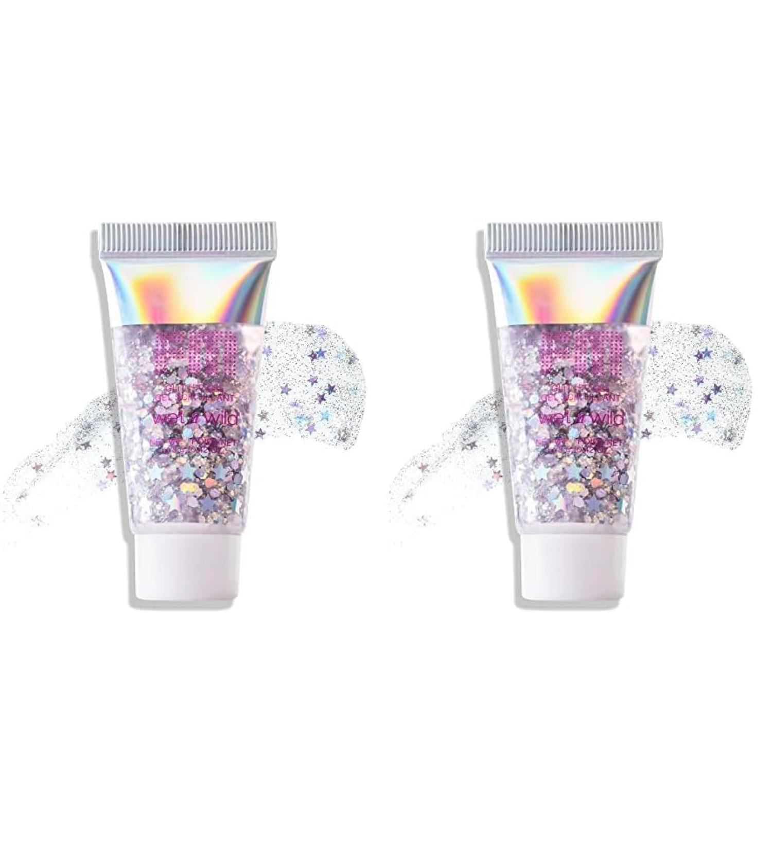 Body Glitter by Wet n Wild Fantasy Makers - Silver Glitter Gel (Pack of 2) | Shop Internationally - Buy Online on SooperMarket.com