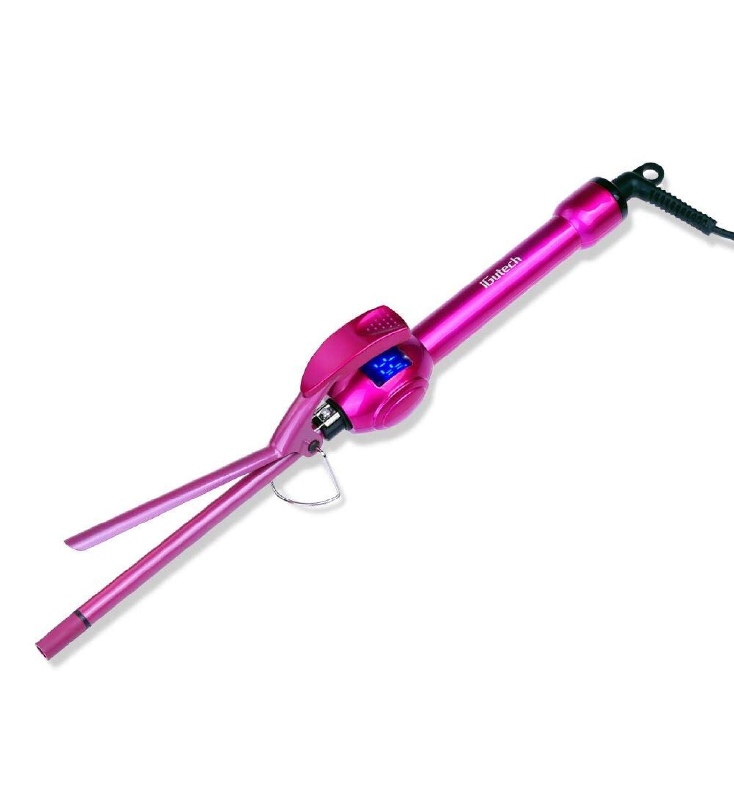 iGutech 9mm Ceramic Curling Iron for Long & Short Hair - 3/8 Inch Barrel - Buy Online on SooperMarket.com