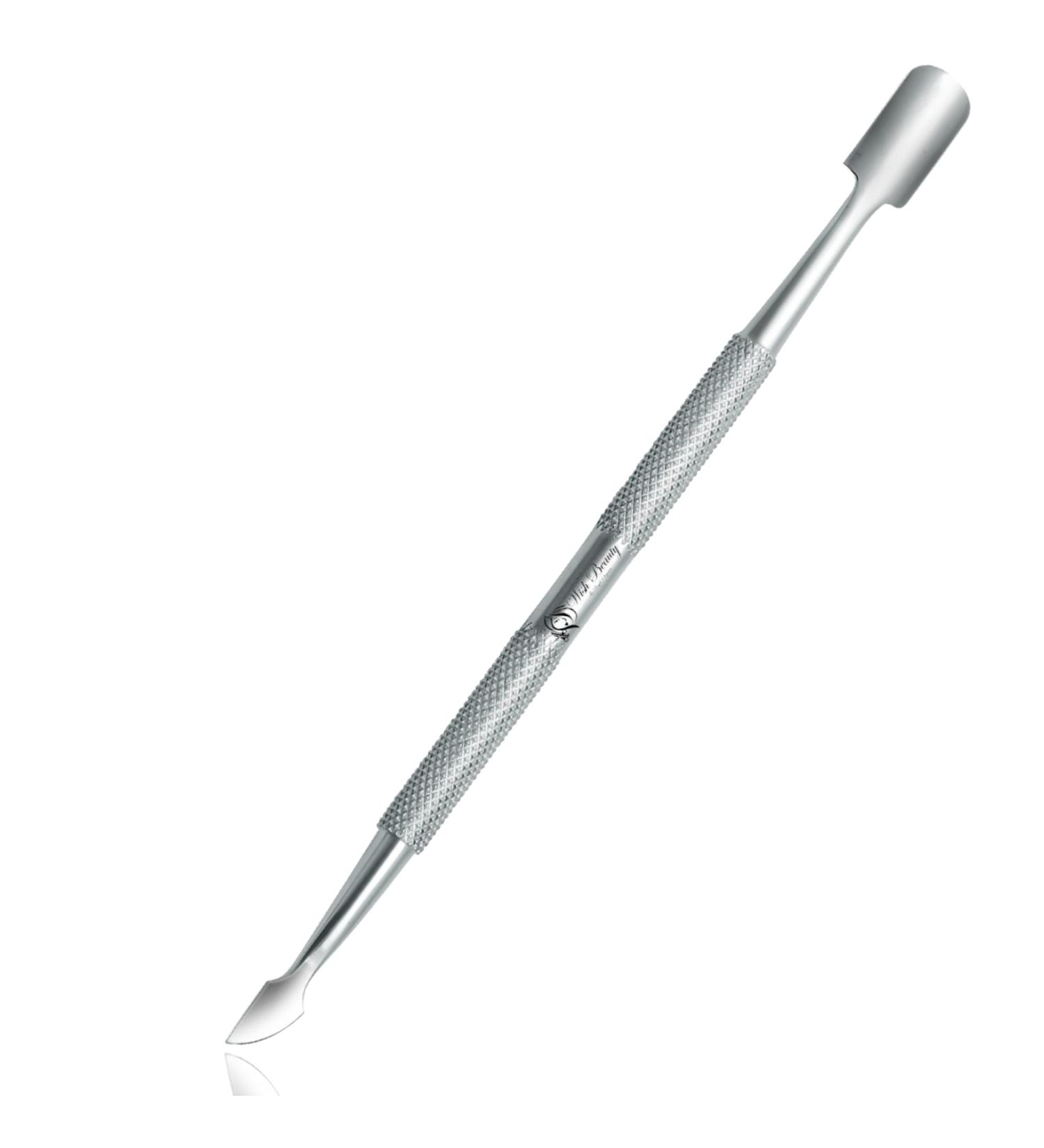 Wishbeauty Stainless Steel Dual Tool Cuticle Pusher - Manicure Pedicure Nail Cleaner - Buy Online on SooperMarket.com