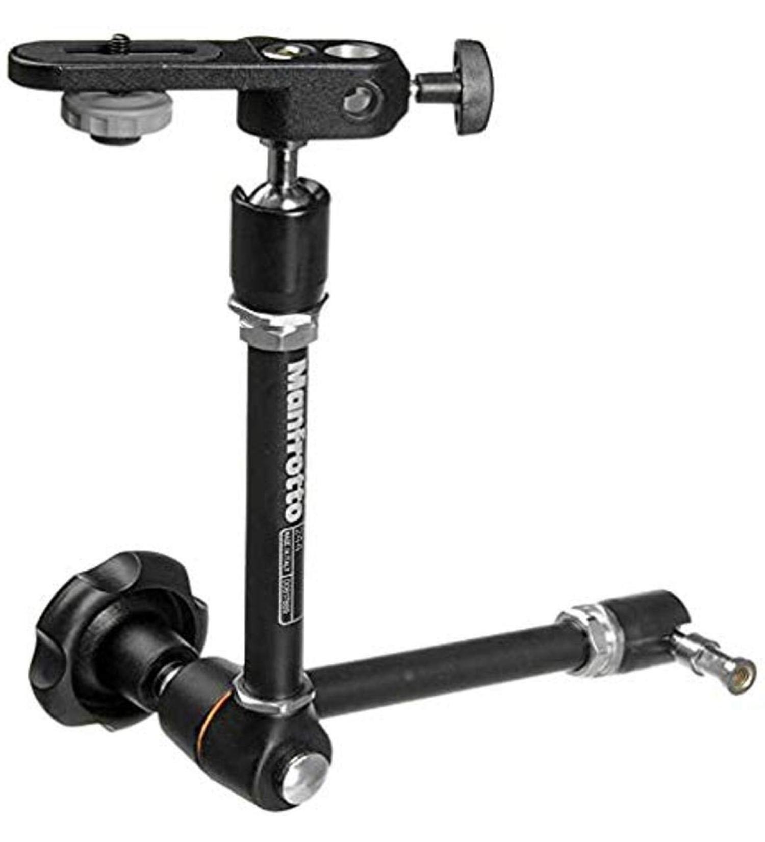 Manfrotto 244 Variable Friction Magic Arm with Camera Bracket - Black - Buy Online on SooperMarket.com