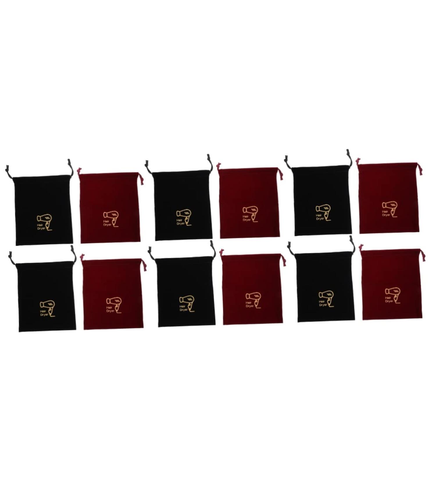 Healeved 12 Pcs Storage Bag Drawstring Jewelry Pouches Blow Dryer Bag Hair Dryer Carrier Bags Fabric - Buy Online on SooperMarket.com