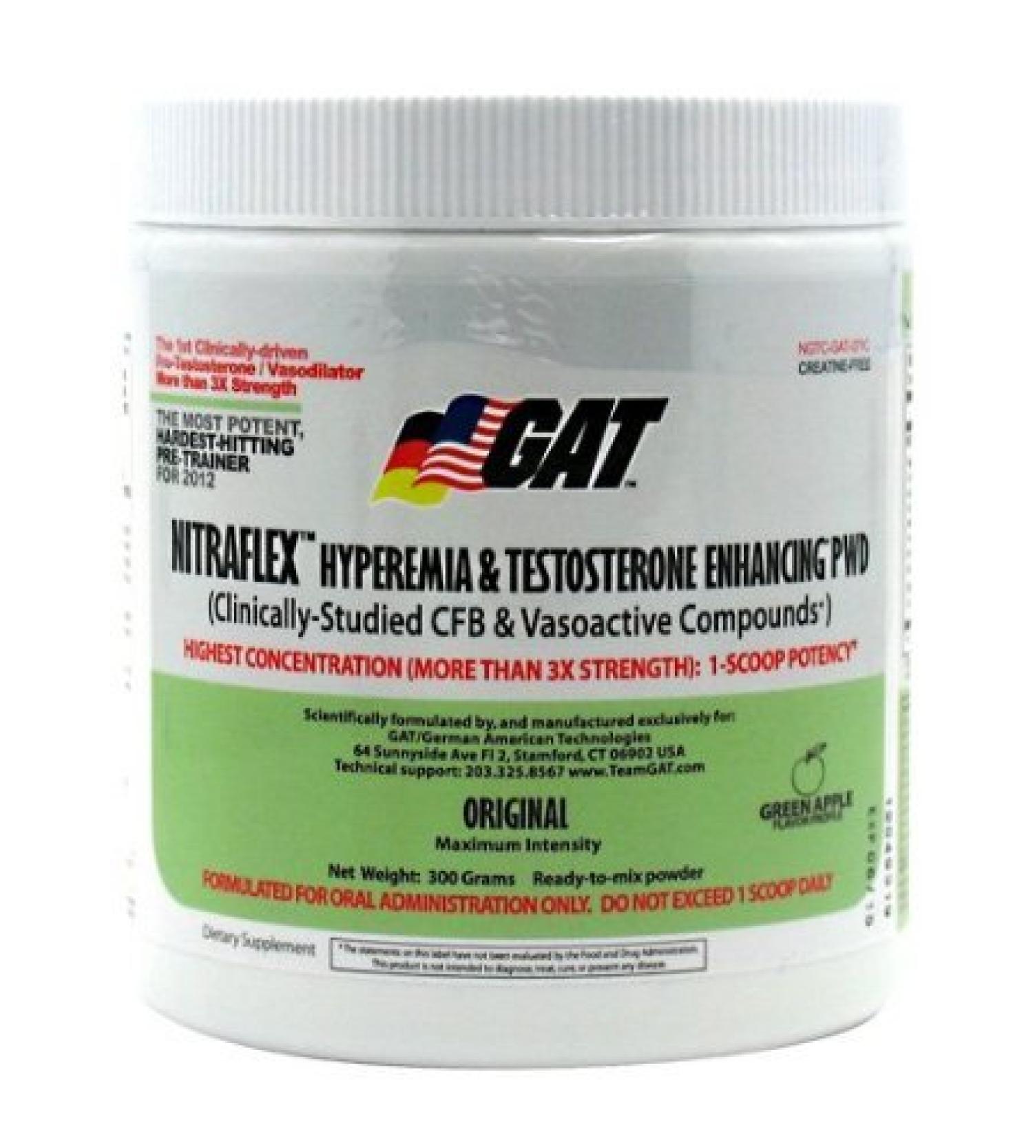 GAT Nitraflex Green Apple 300 Gram