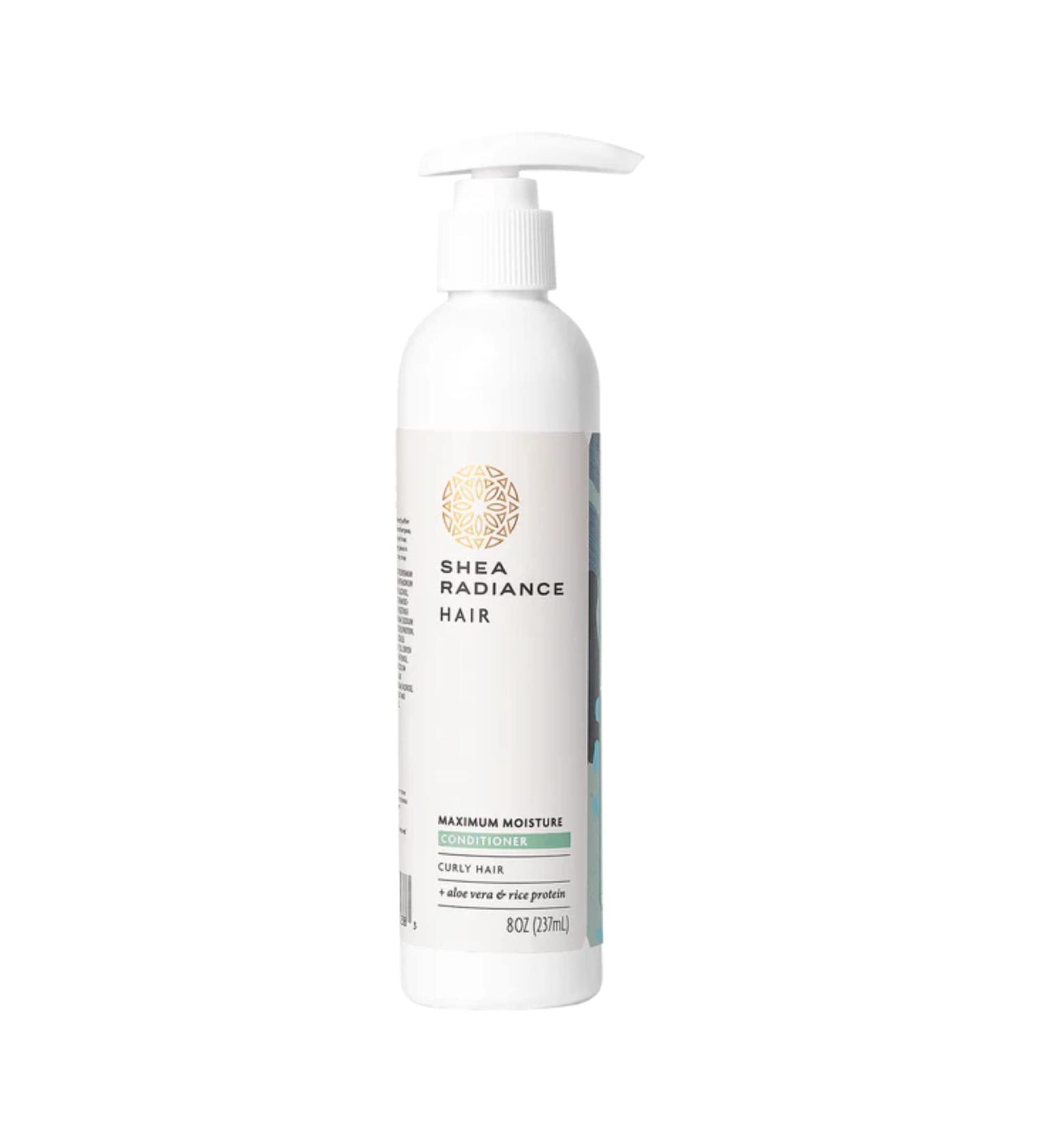 Shea Radiance Maximum Moisture Conditioner with Rice Protein & Keratin - Repairs Damaged Hair, Stimulates Growth - 8oz - Buy Online on SooperMarket.com