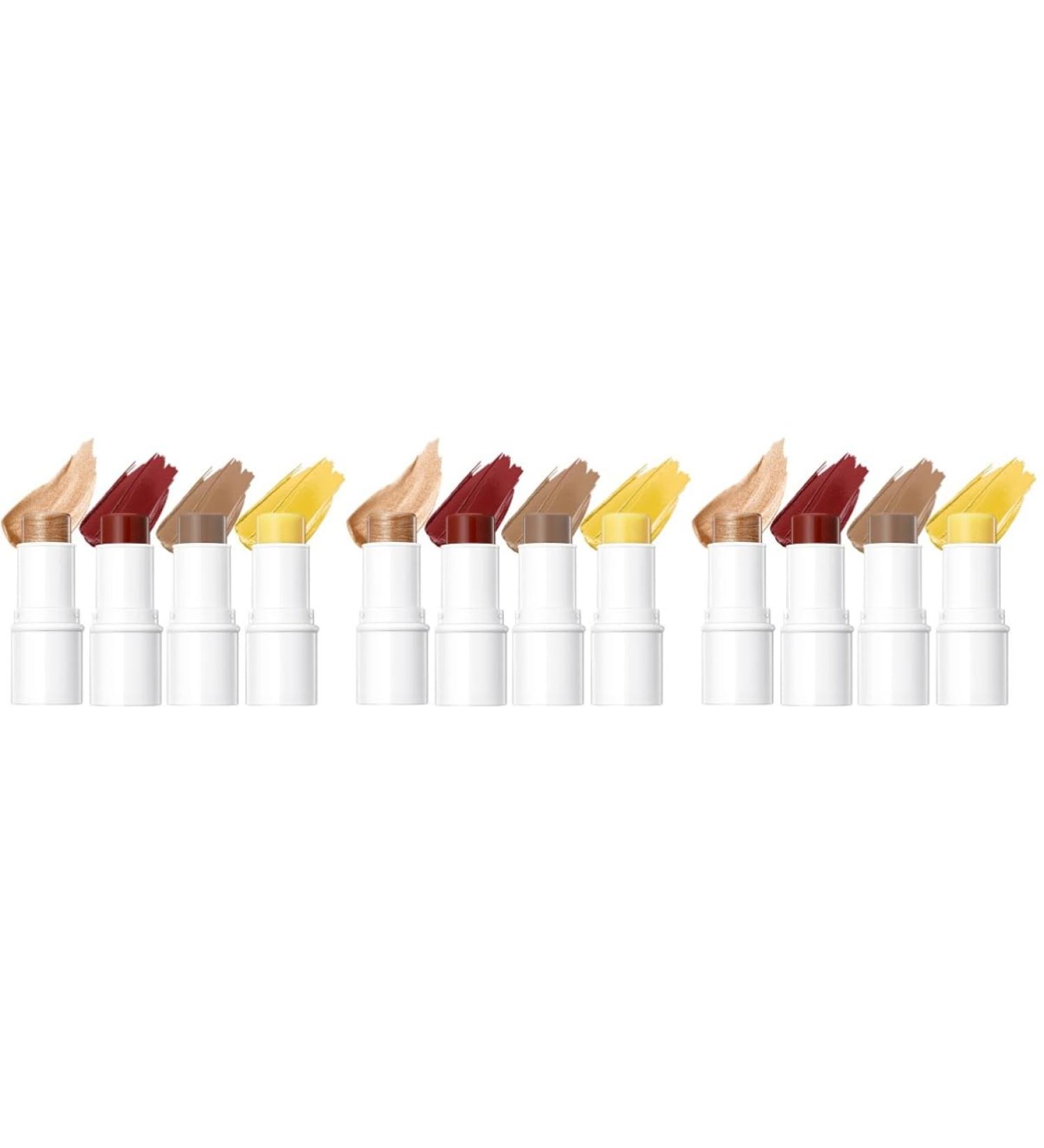 Beavorty 3 Sets Contour Stick Contour Wand Stick Facial Kit Cream Neopentyl Di(ethylhexanoate) Ester - Buy Online on SooperMarket.com