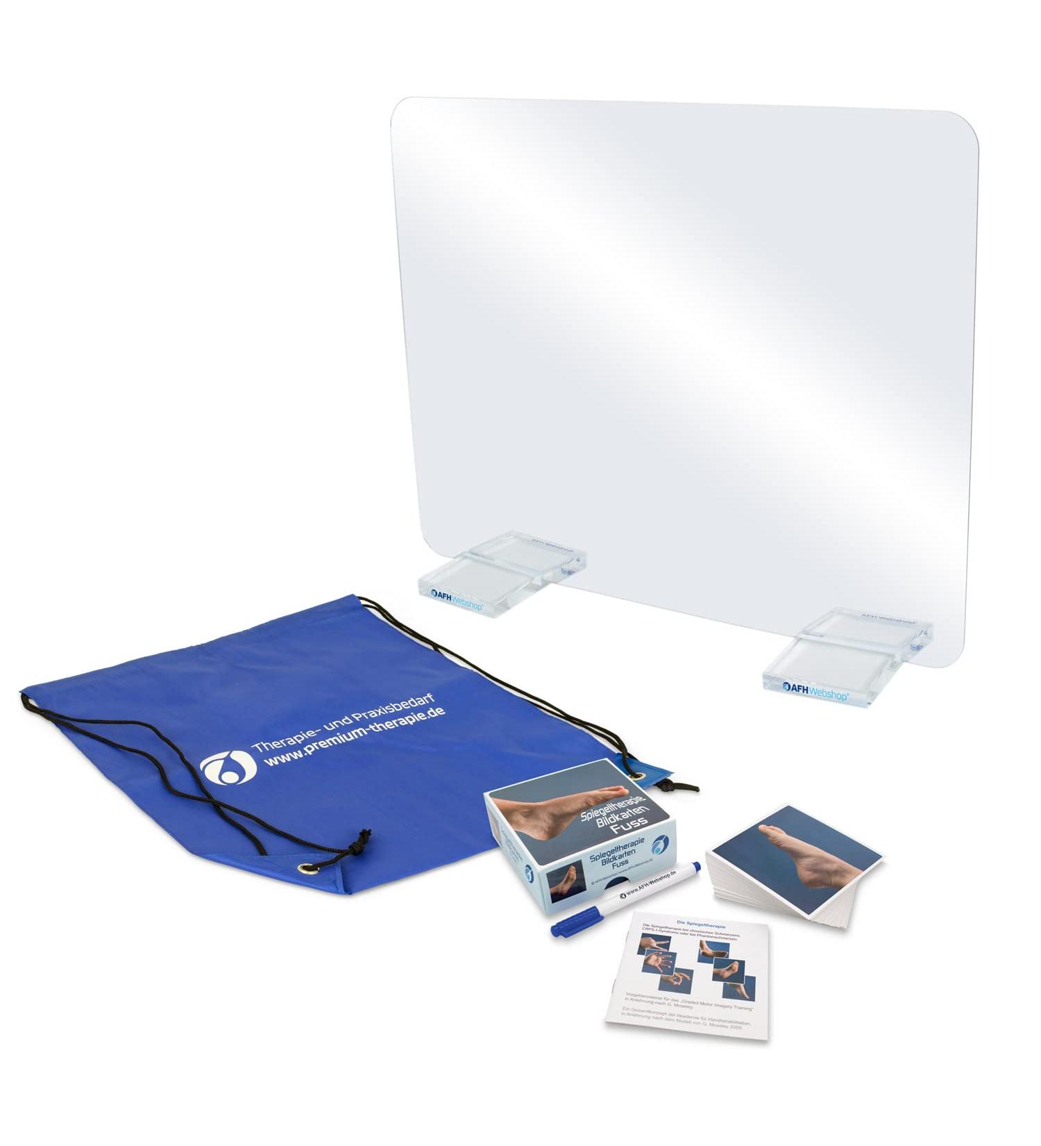 AFH T-Mirror Premium Medium 49.5x38.5 cm - Transparent Feet & Picture Card Base Includes Carrying Bag | International Shipping Available - Buy Online on SooperMarket.com