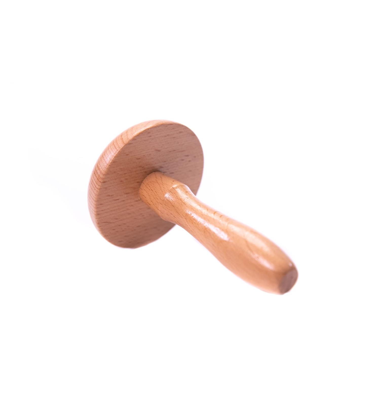 Quilted Bear Darning Mushroom: Smooth Wooden Darner for Darning Sock Holes & Knitting/Crochet Mending - Buy Online on SooperMarket.com