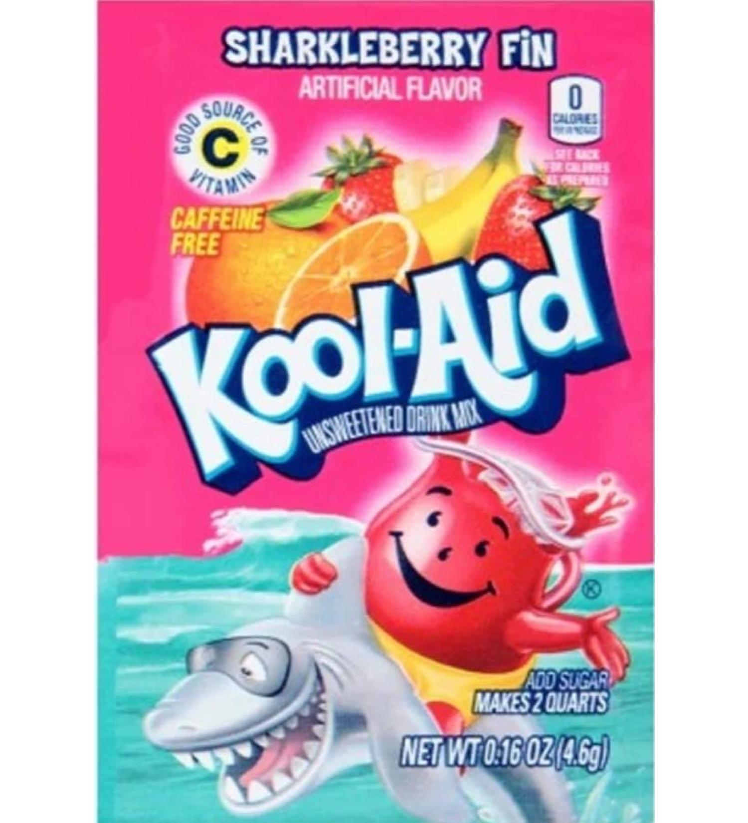 Kool Aid Sharkleberry Fin Sachet (4.6g) Pack Of 5