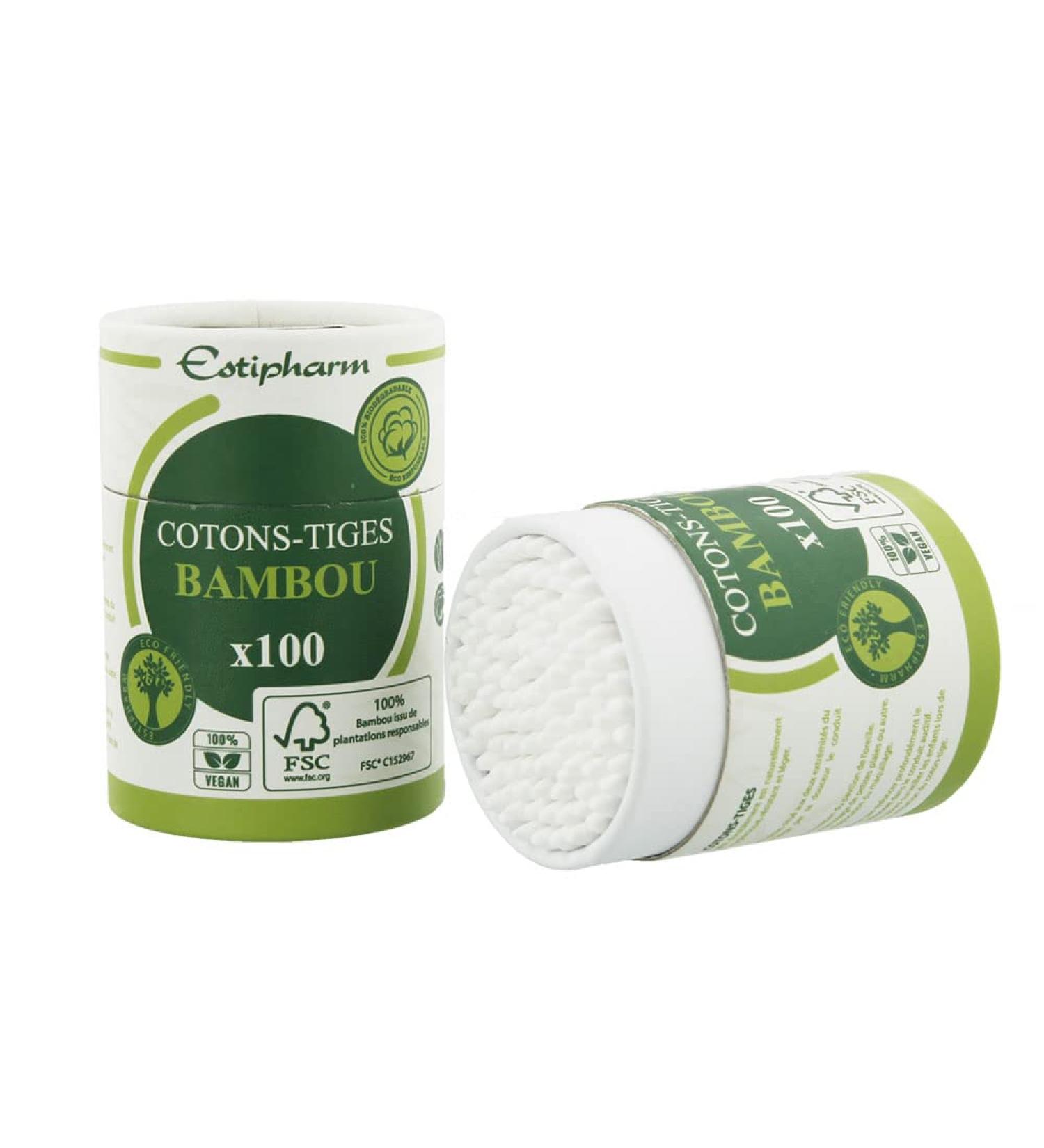 Estipharm cotton swabs bamboo 100 pieces
