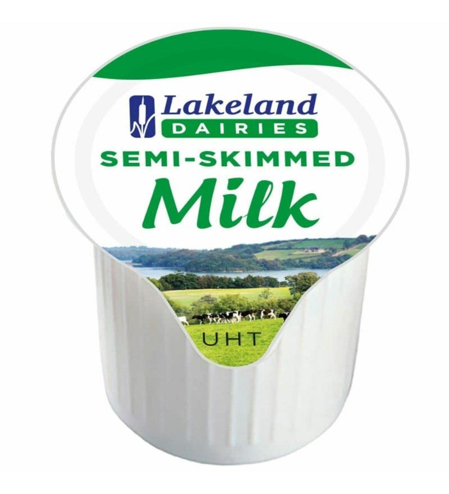 60 x 12ml UHT Semi-Skimmed Milk Pot