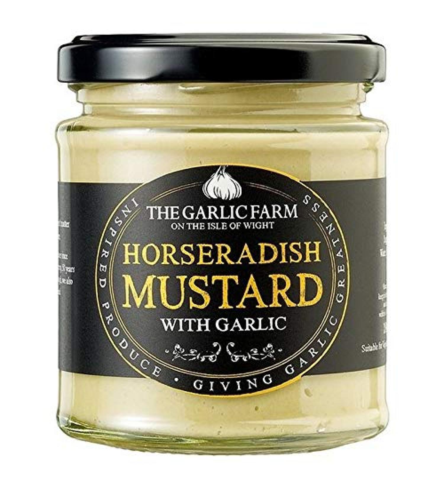 6X The Garlic Farm Horseradish Mustard 180g