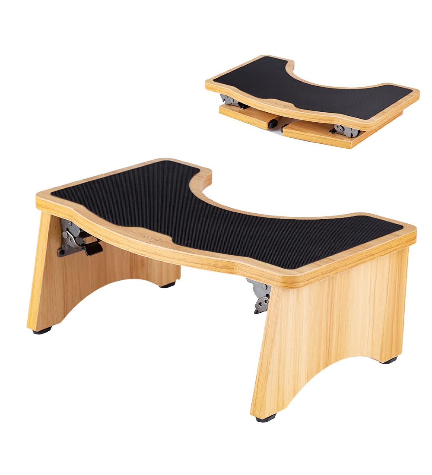 StrongTek Squatting Toilet Stool for Adults  7 Inches Foldable Toilet Stool for Bathroom  350 Lbs Capacity  Potty Stool with Heavy Duty Hinges and Rubber Non-Slip Surface for More Stability and Safety Wood - Buy Online on SooperMarket.com