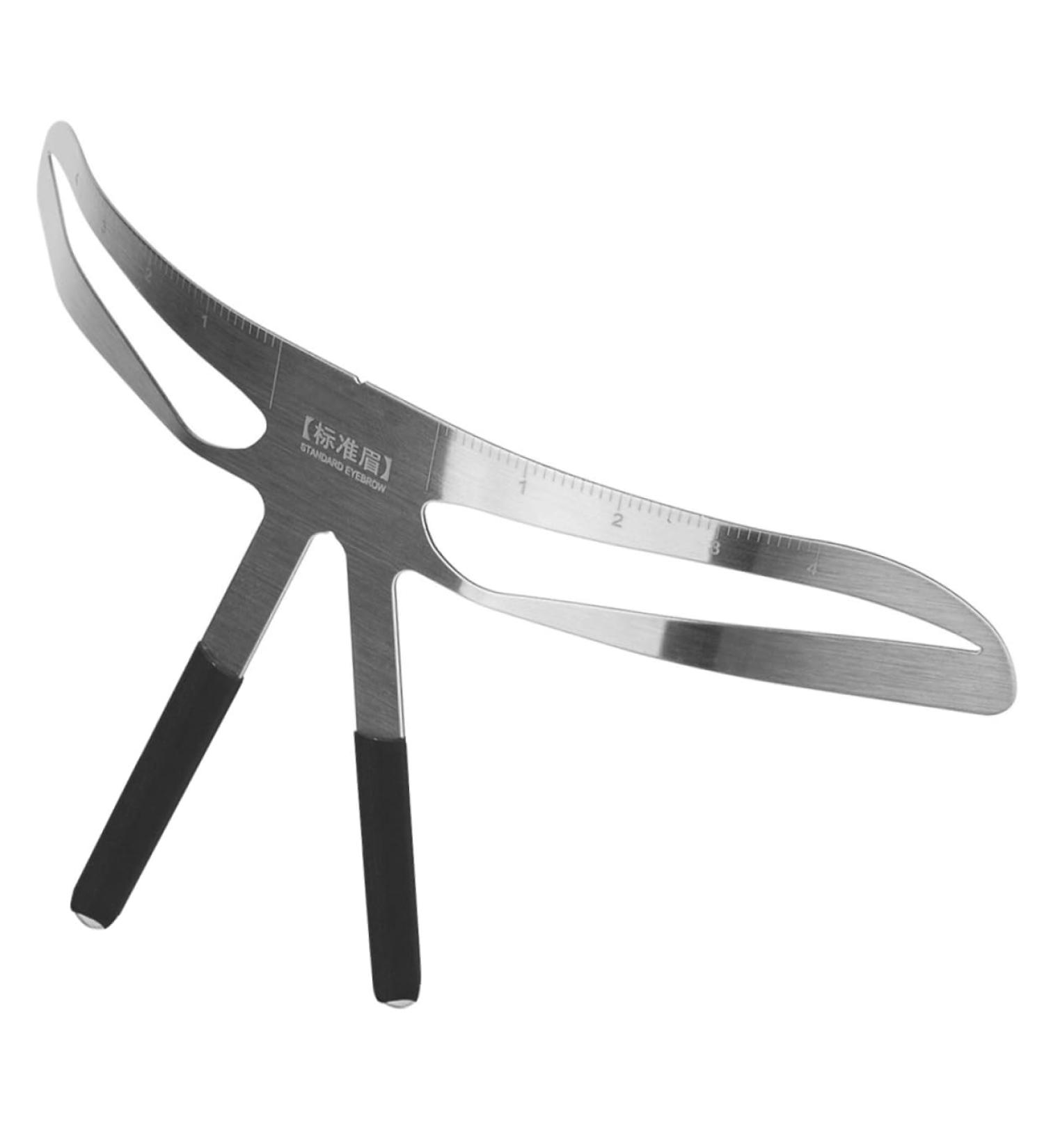 WOFASHPURET Eyebrow Ruler for Girl Stainless Eyebrow Position Ruler Tool Measuring Ruler Eyebrow Marks Portable - Buy Online on SooperMarket.com