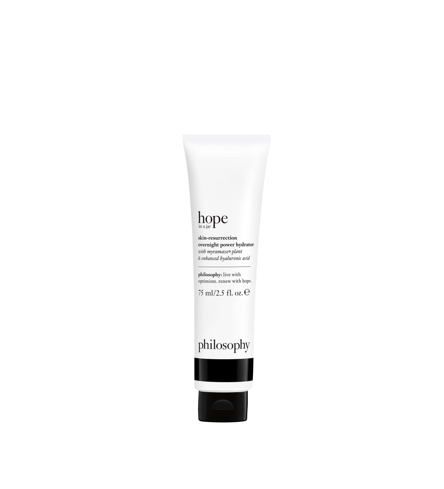 Shop Philosophy Hope in a Jar Skin-Resurrection Overnight Hydrator | Hyaluronic Acid & Myramaze for Radiant Skin | Global Shipping - Buy Online on SooperMarket.com