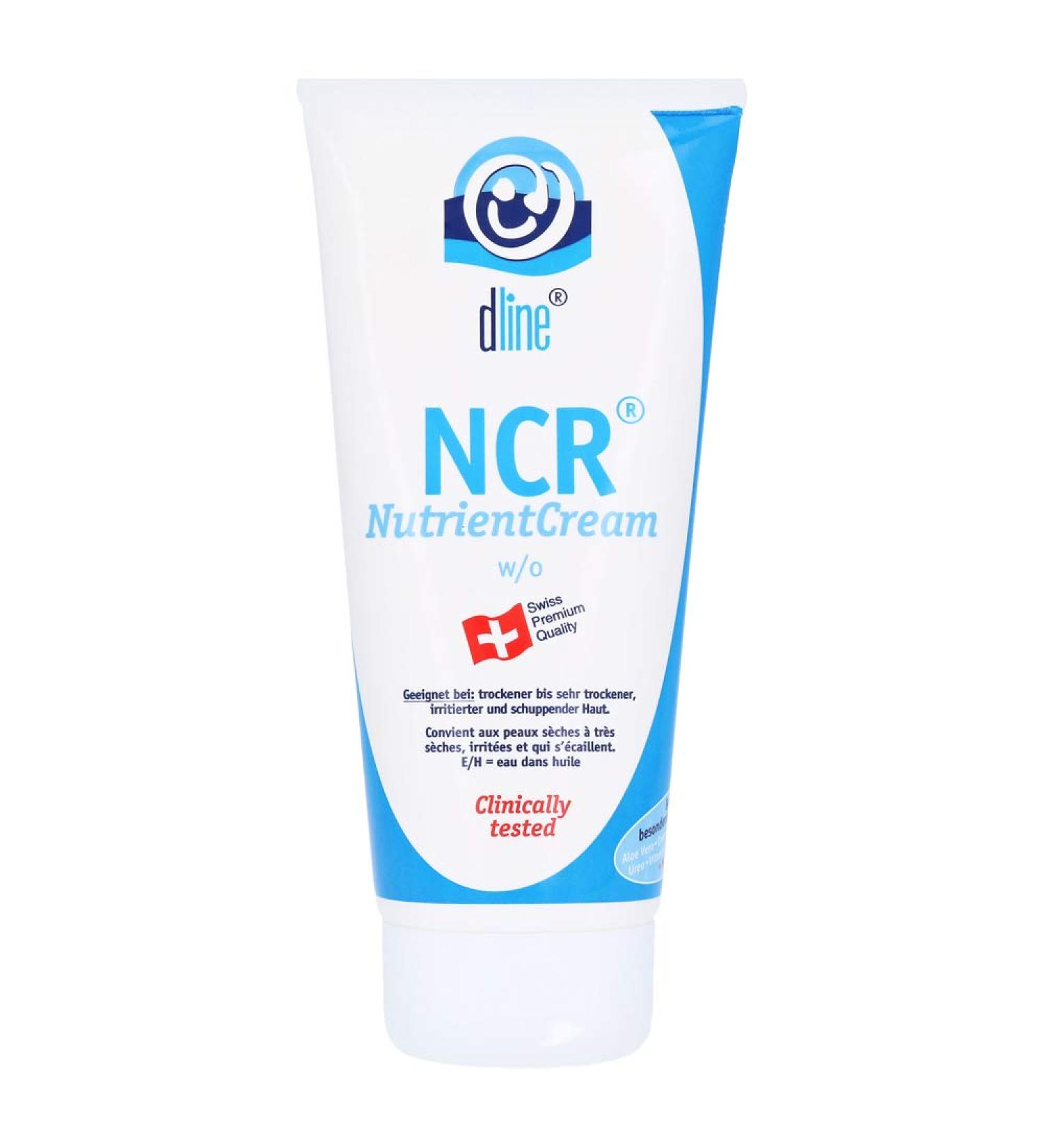 DLINE NCR-NutrientCream fat cream from the care professional |200ml Tube |Moisture cream for dry to very dry skinAloe vera beeswax glycerin panthenol urea jojoba oil almond oil 200 ml (1 Pack)