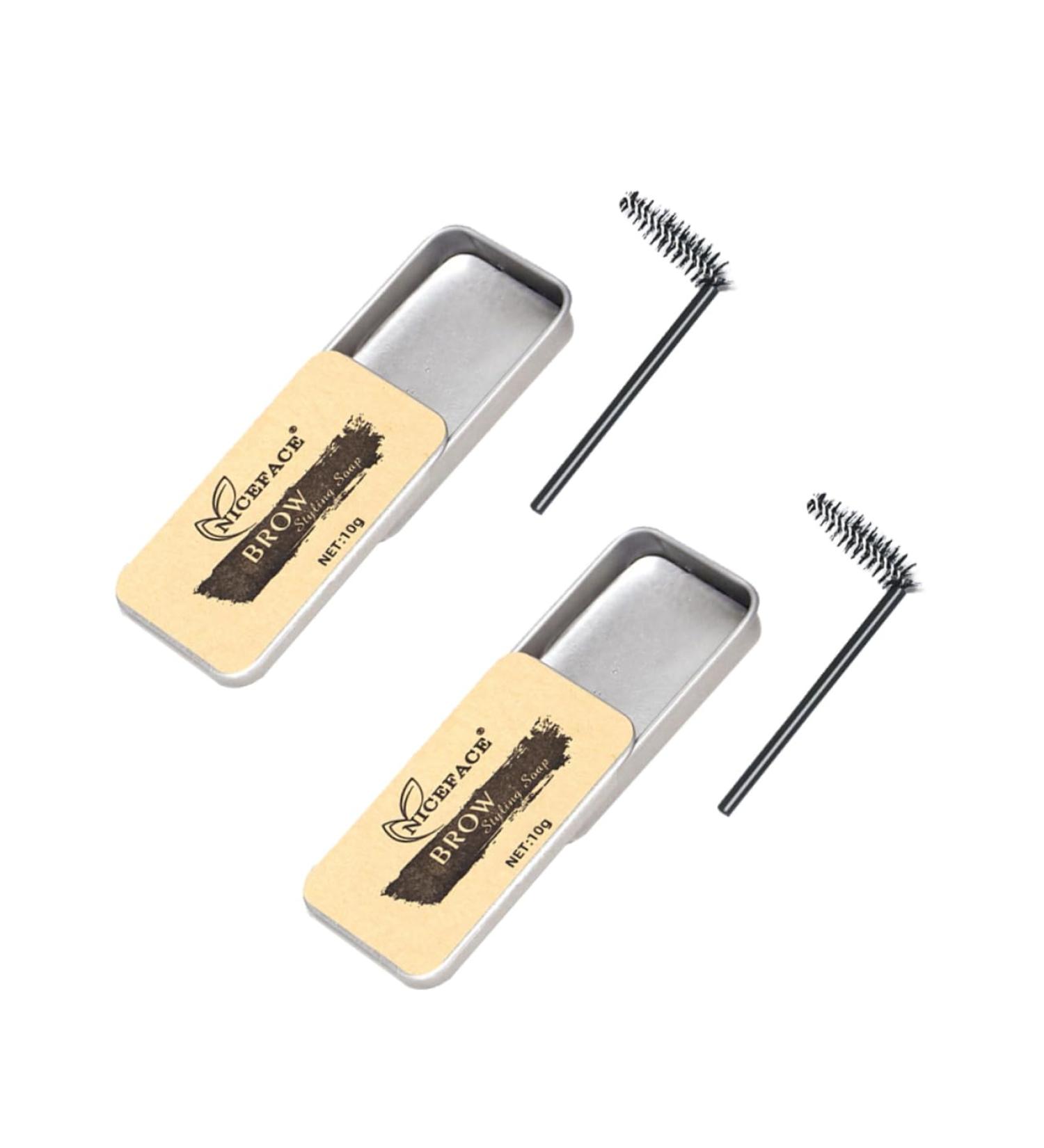 CANIGHT 2 Sets Eyebrow Soap Brow Cream Brow Shaping Eyebrow Styling Cream Woman Brow Soap Gel Texture - Buy Online on SooperMarket.com