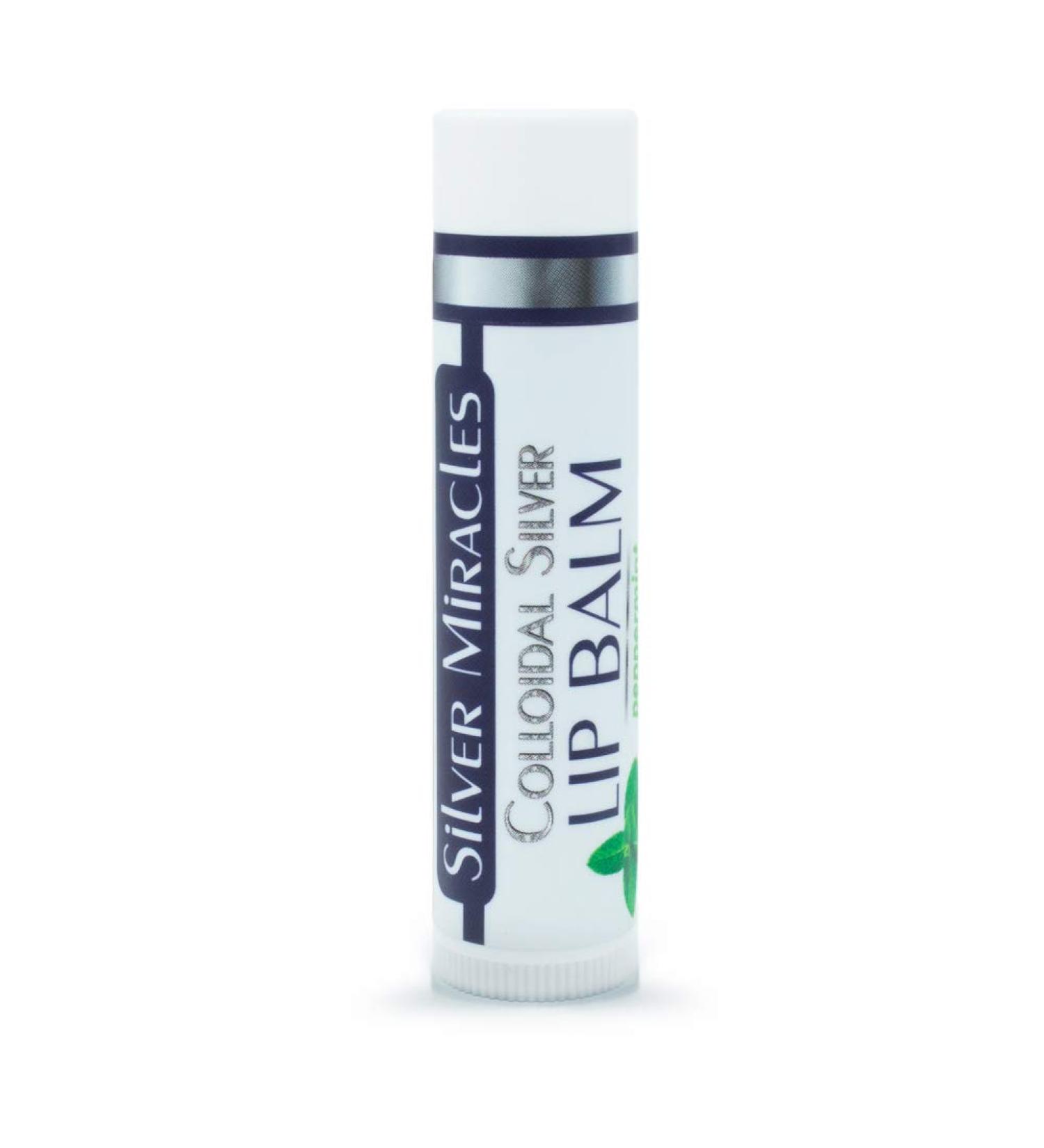 Colloidal Silver Peppermint Lip Balm - Hydrating and Soothing (1) - Buy Online on SooperMarket.com
