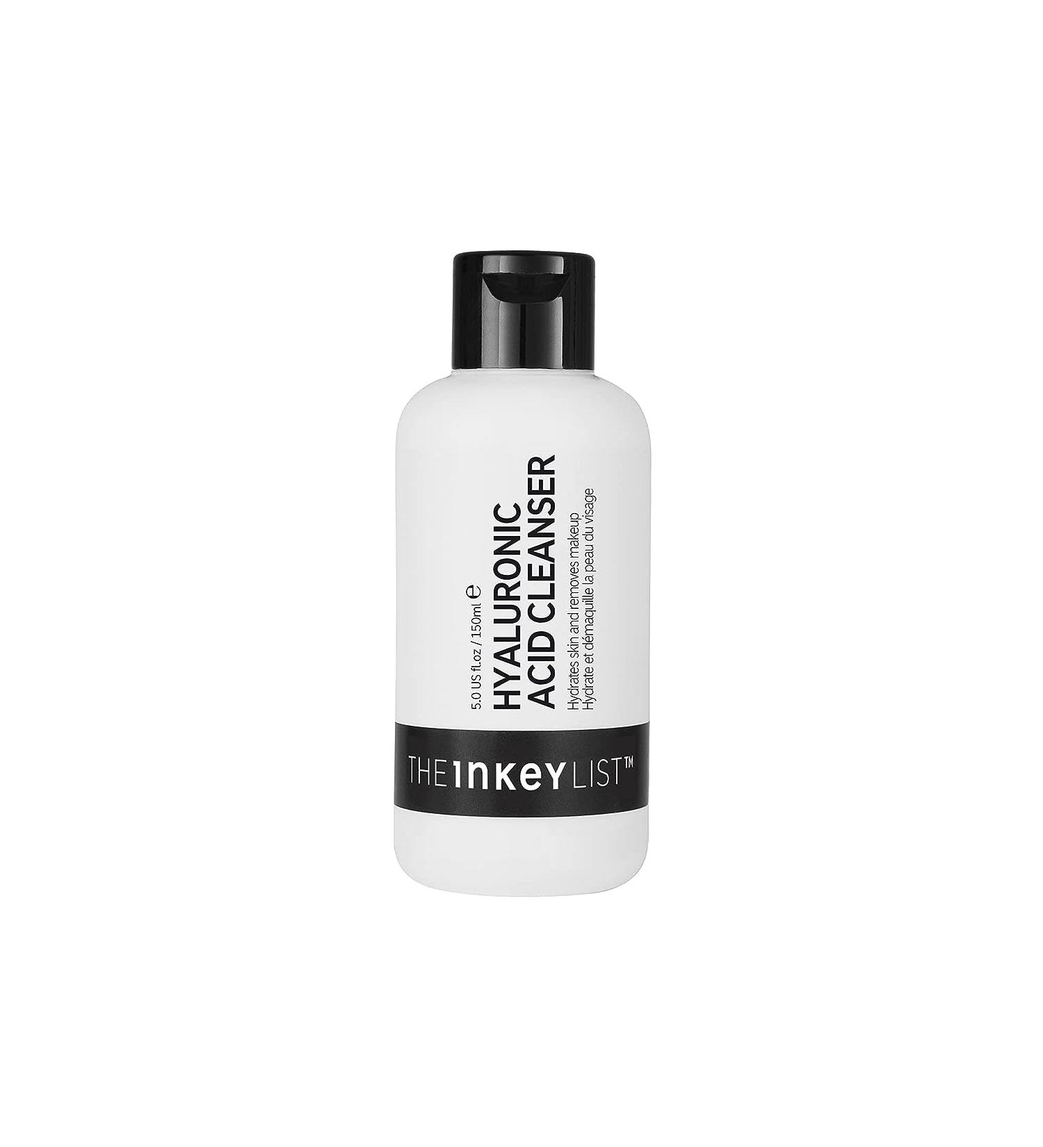 The Inkey List Hyaluronic Acid Cleanser 150ml - Cleanses, Hydrates, Removes Makeup | Fragrance-Free | All Skin Types - Buy Online on SooperMarket.com