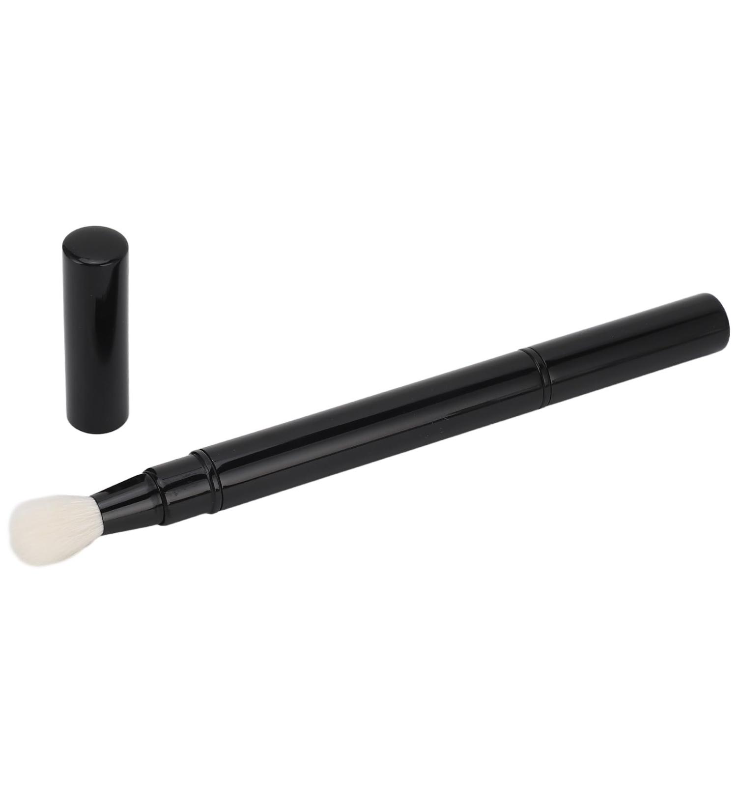 Verdant Touch Eyeshadow Brush Dual Eyeshadow Brush Retractable Portable Double Ended Eye Makeup Brush Outdoor Travel 13 cm - Buy Online on SooperMarket.com