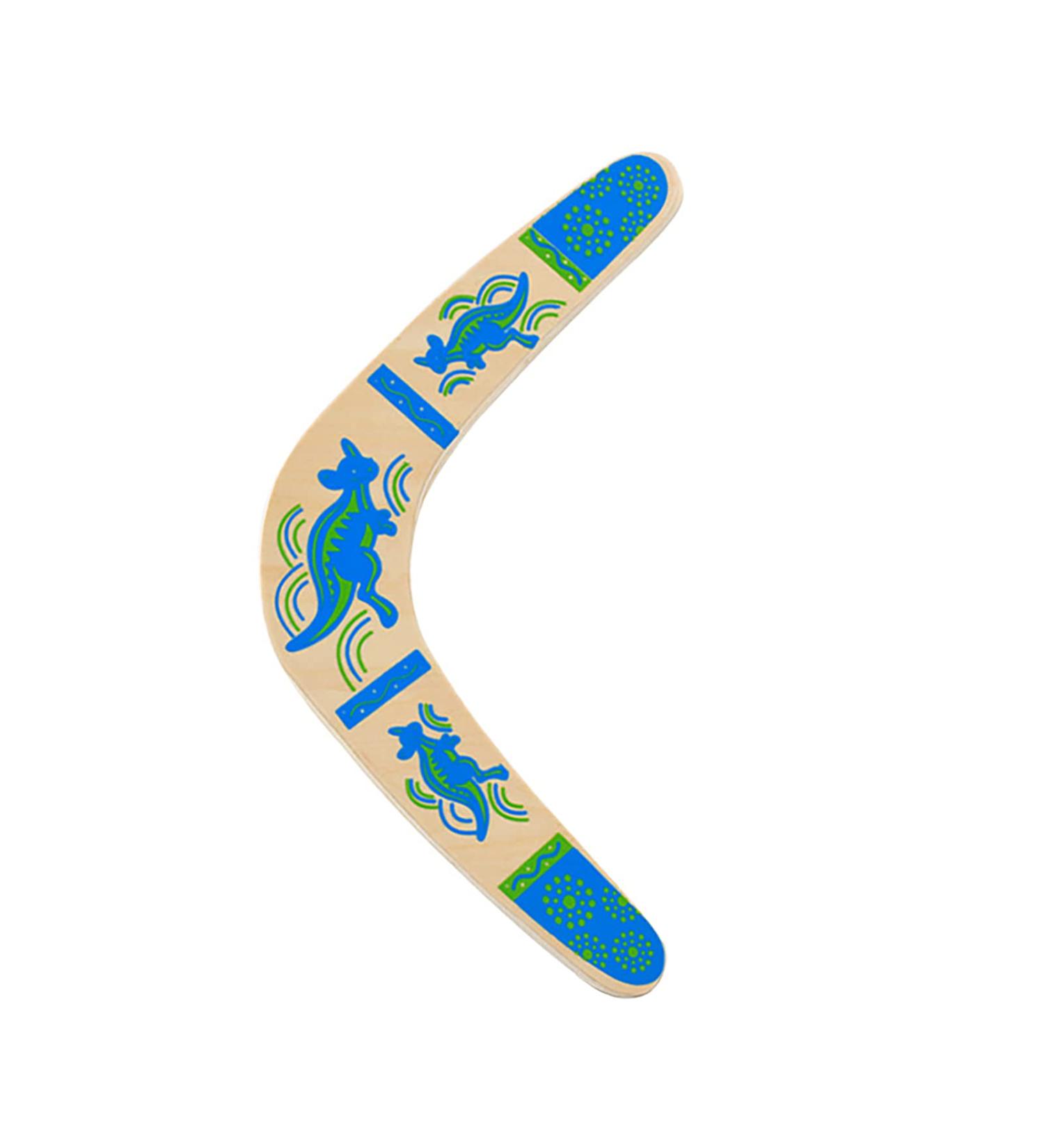 Inborntrait Kids Boomerang - Handmade Wooden V-Shaped Returning Boomerang - Blue Sky Blue - Buy Online on SooperMarket.com