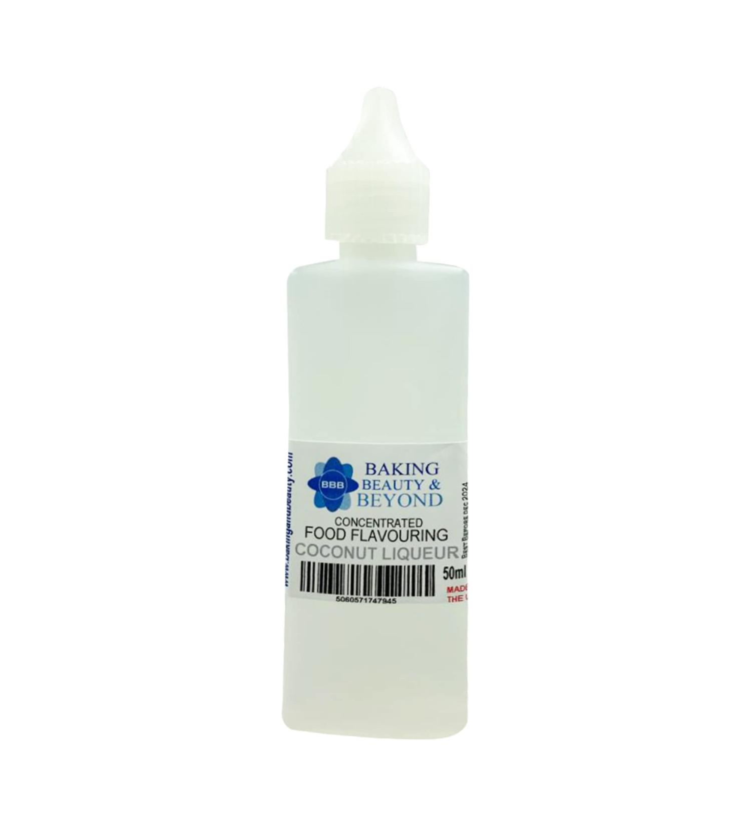 Baking Beauty and Beyond Concentrated Food Flavouring Oil - Dozen of Professional Quality Food Grade Flavouring Oil for Candy Making Baking Cooking Lip Balm and Lip Gloss - Coconut Liqueur (50ml) - Buy Online on SooperMarket.com