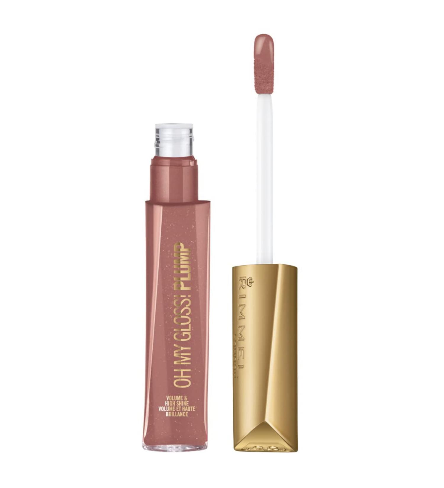 Rimmel Stay Plumped Lip Gloss 758 Rosie Posie - Long-Lasting Lip Plumper Formula - Buy Online on SooperMarket.com