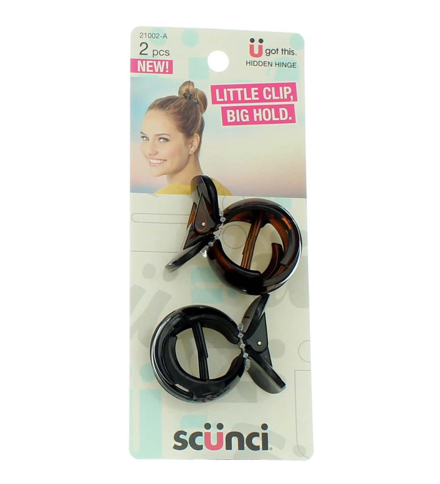 Scunci Fish Claw Clips 2 ct Multi-Colored - 1 Pack | Stylish Hair Accessories - Buy Online on SooperMarket.com