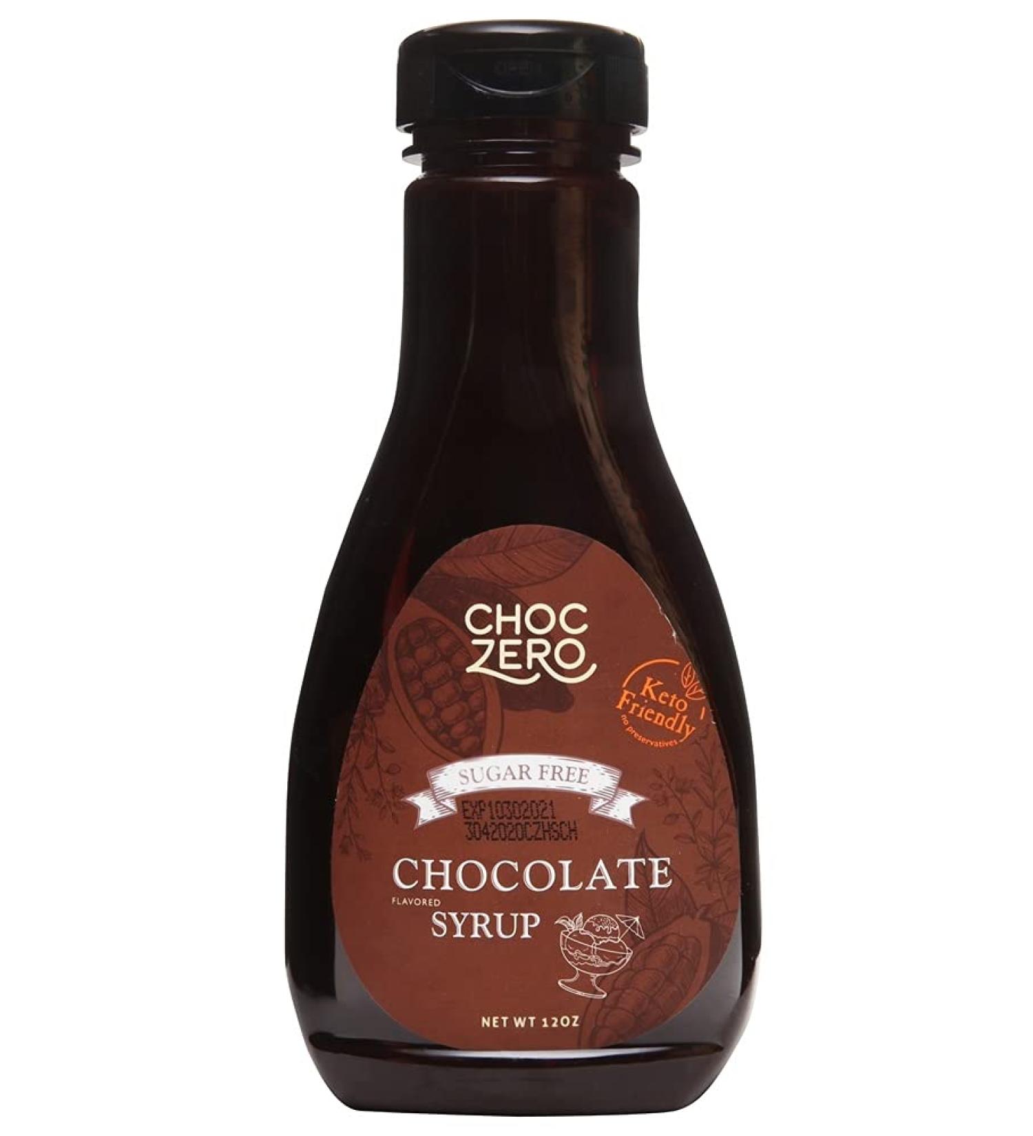 ChocZero Chocolate Syrup Sugar Free 12 oz